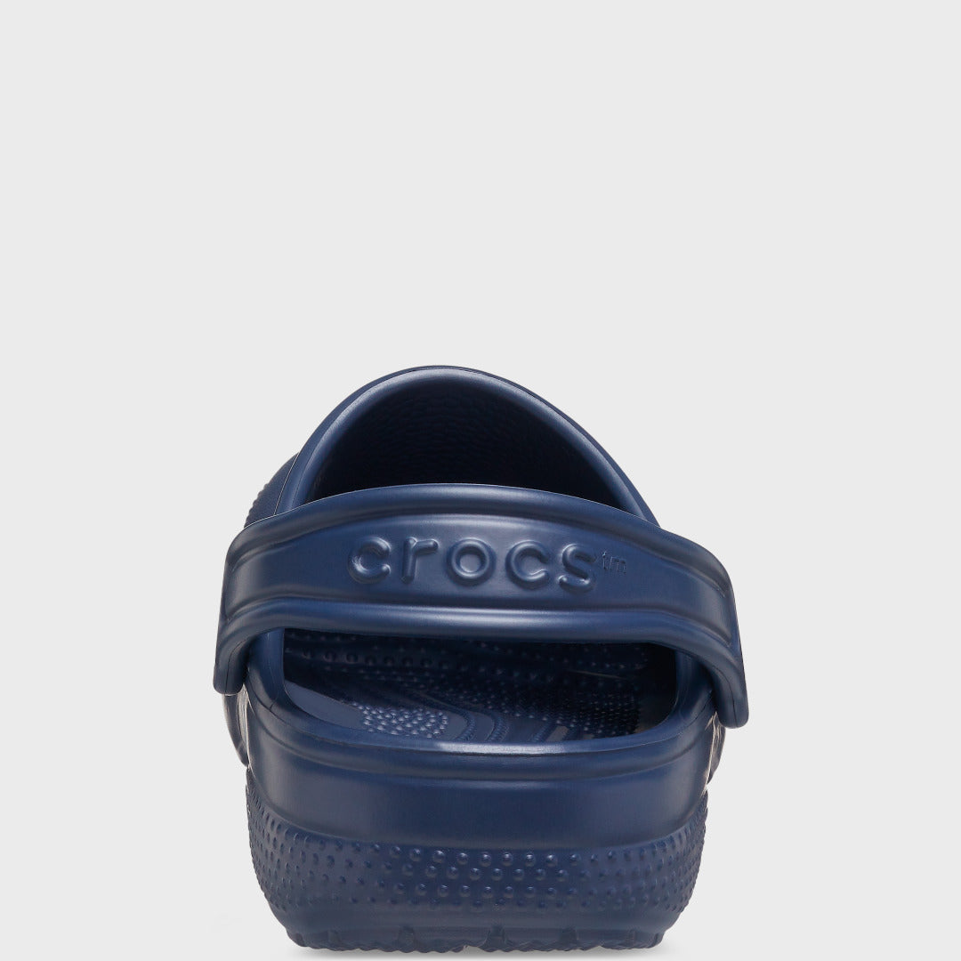 Toddler Classic Clog | Navy — Back view