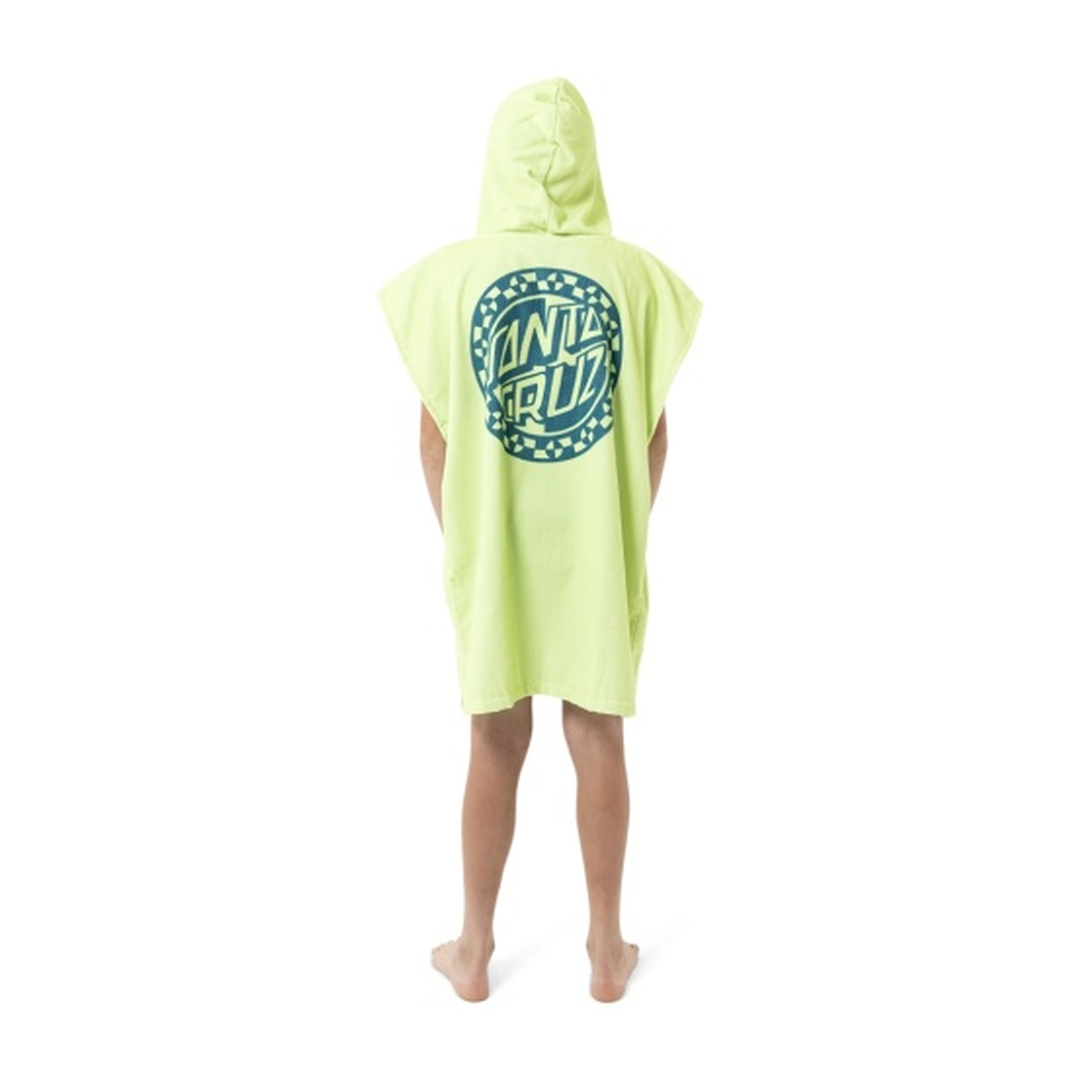 Malba Crash Dot Mono Hooded Towel | Lime