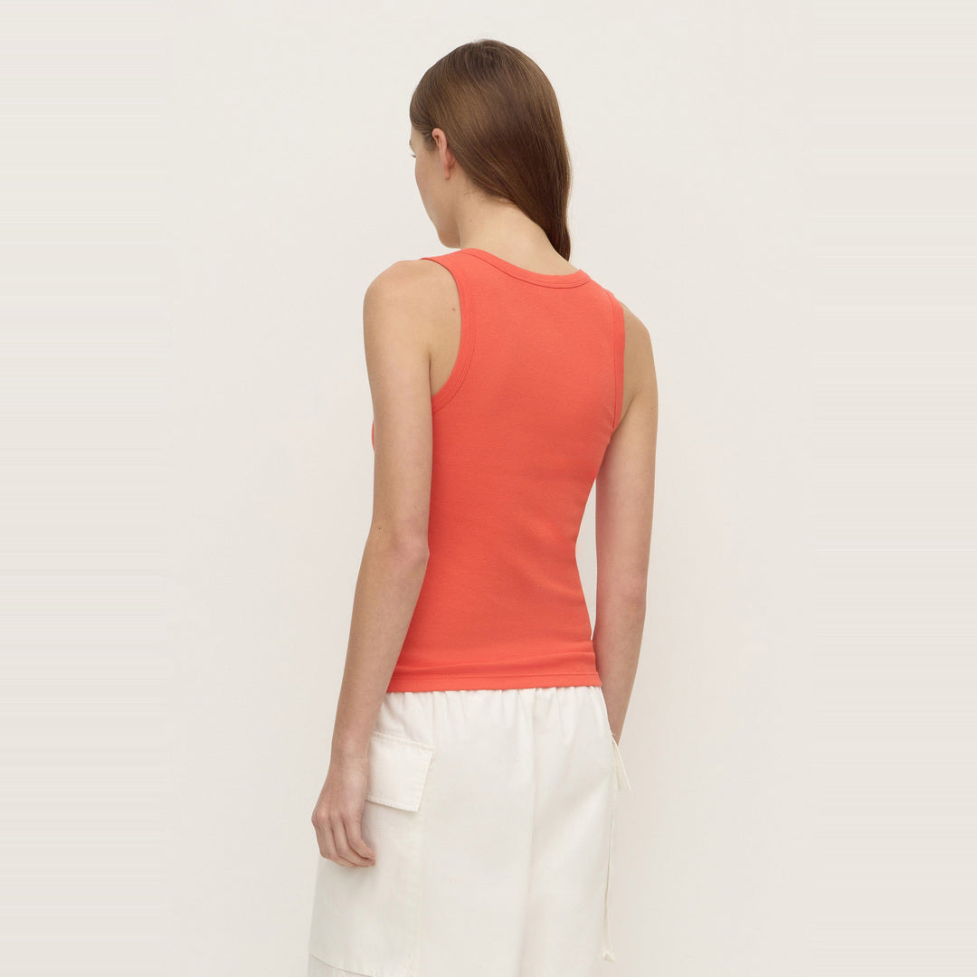 Robyn Scoop Neck Rib Tank | Dahlia — image 6