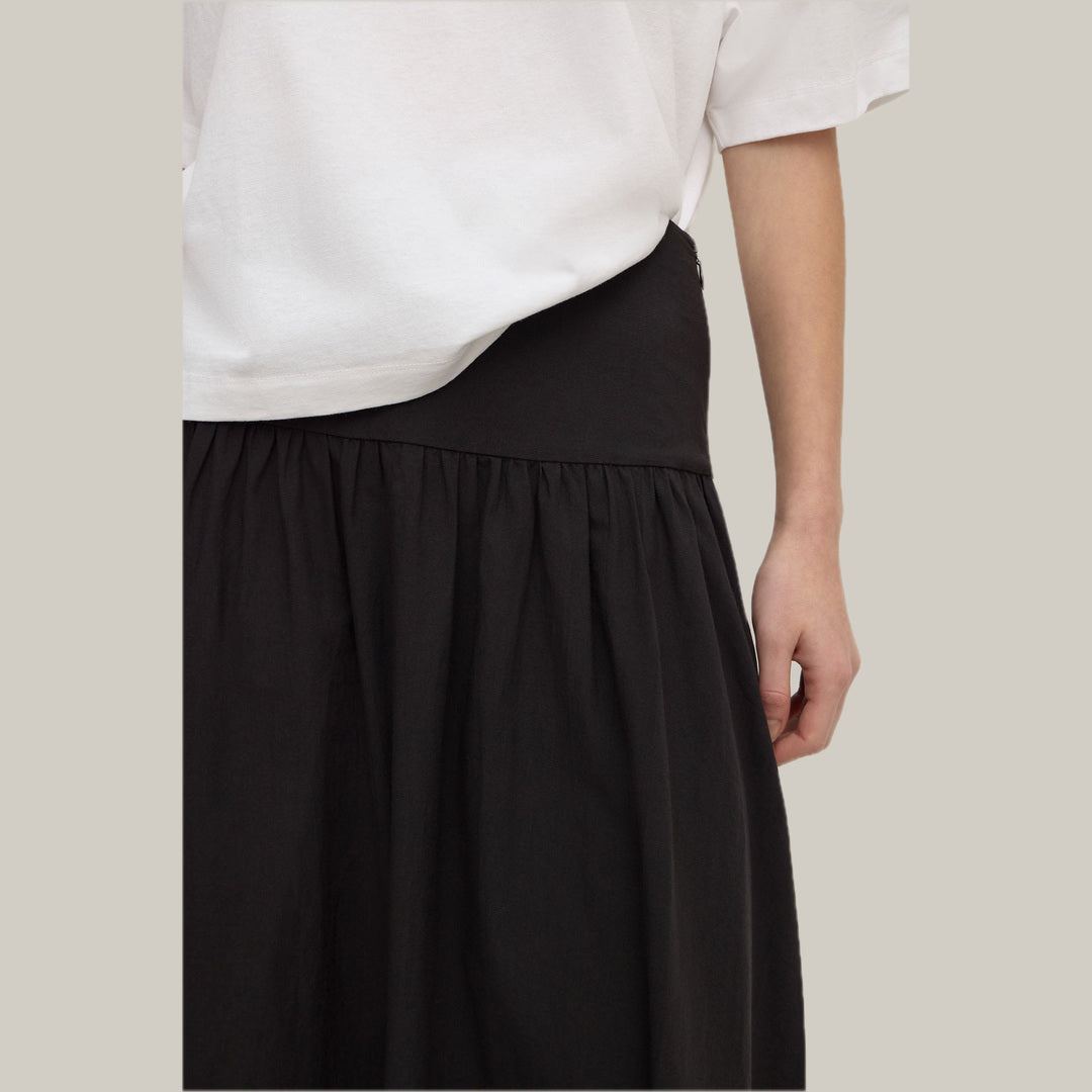 Sarah Cotton Maxi Skirt | Black — image 6