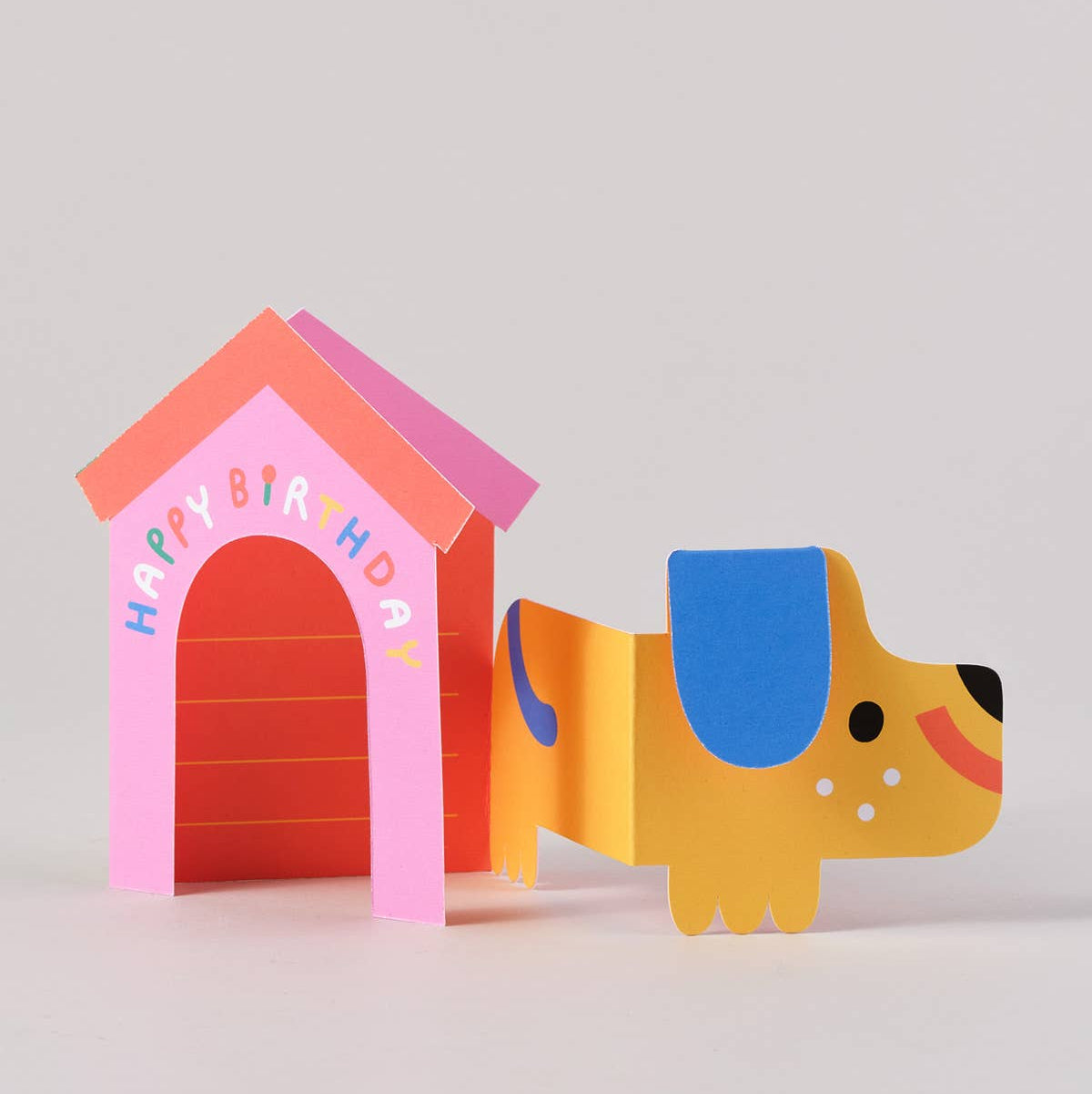 Birthday Card | Dog In House Fold Out