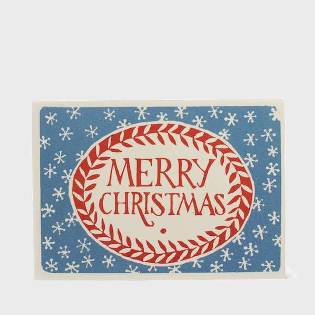 Card Merry Christmas | Red and Blue