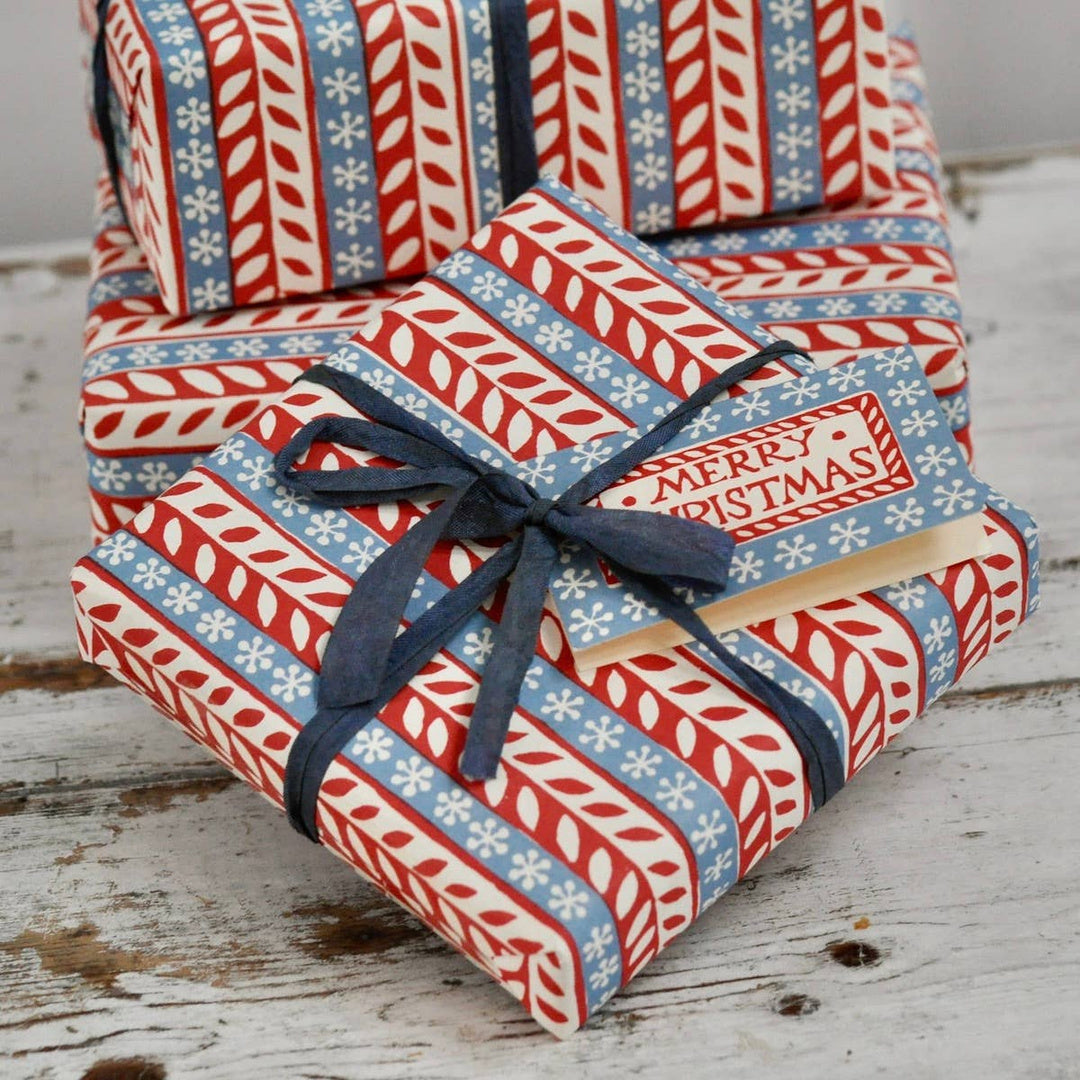 Pack of Merry Christmas Gift Cards | Red and Blue — image 2