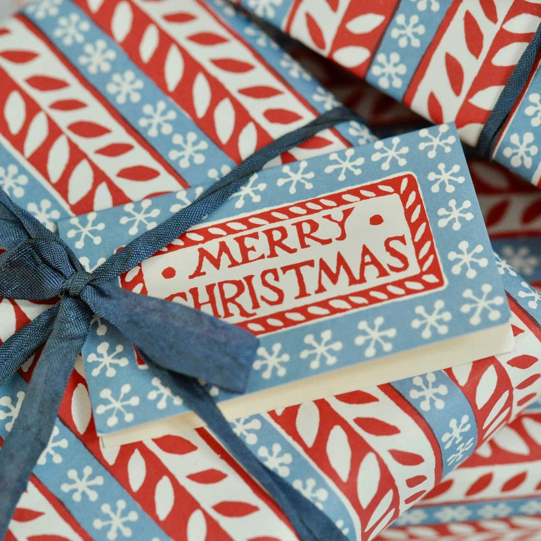 Pack of Merry Christmas Gift Cards | Red and Blue — image 3