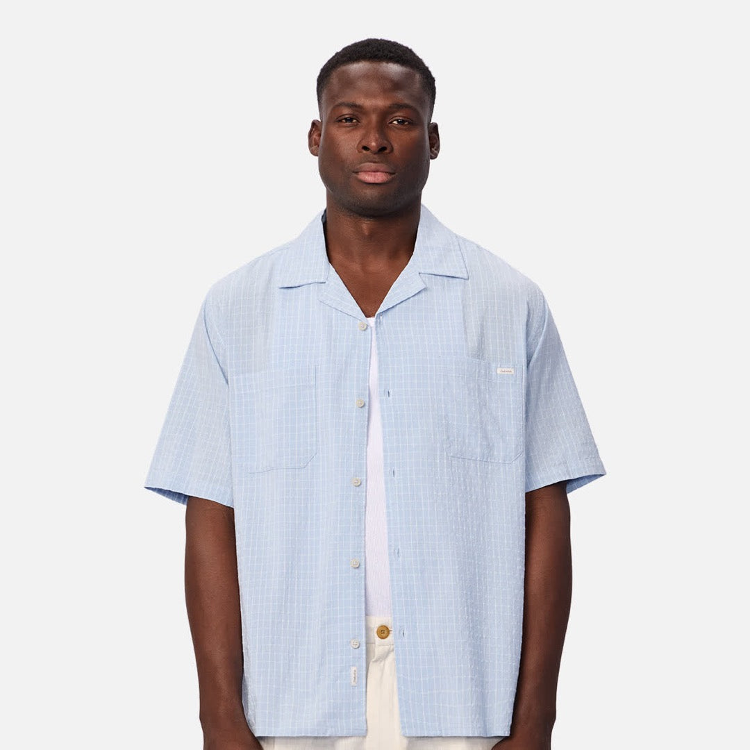 The San Carlos Short Sleeve Shirt | Sky / White official Industrie view 1