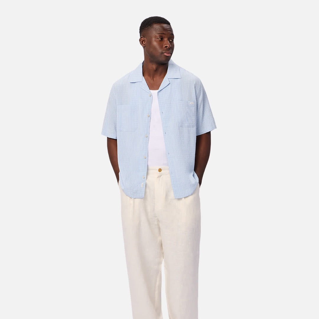 The San Carlos Short Sleeve Shirt | Sky / White official Industrie view 2