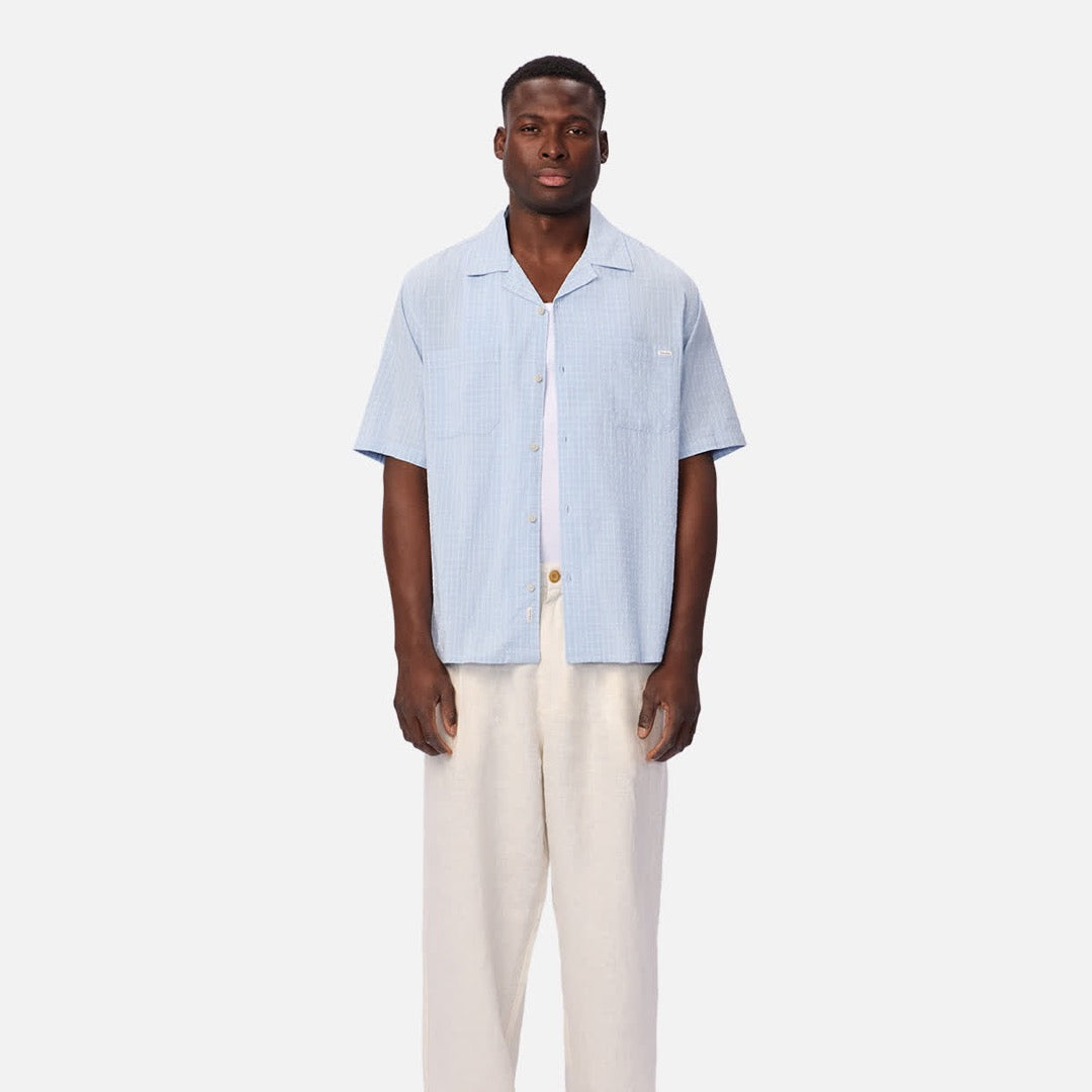 The San Carlos Short Sleeve Shirt | Sky / White official Industrie view 5