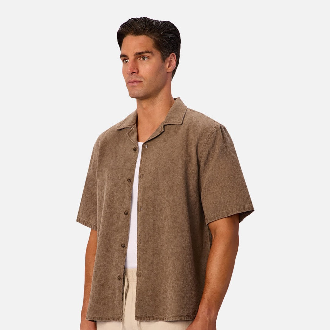 The Washed Marbella Short Sleeve Shirt | Cub official Industrie view 3