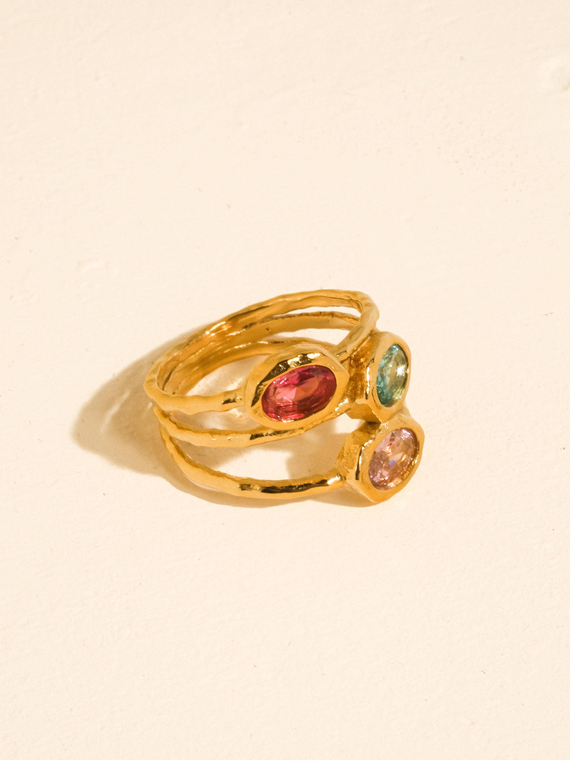 Beaufay Vintage Gemstone Ring |18K Gold
