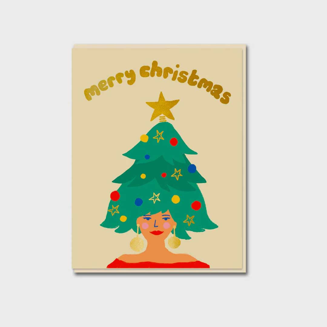 Christmas Card | Tree Hair