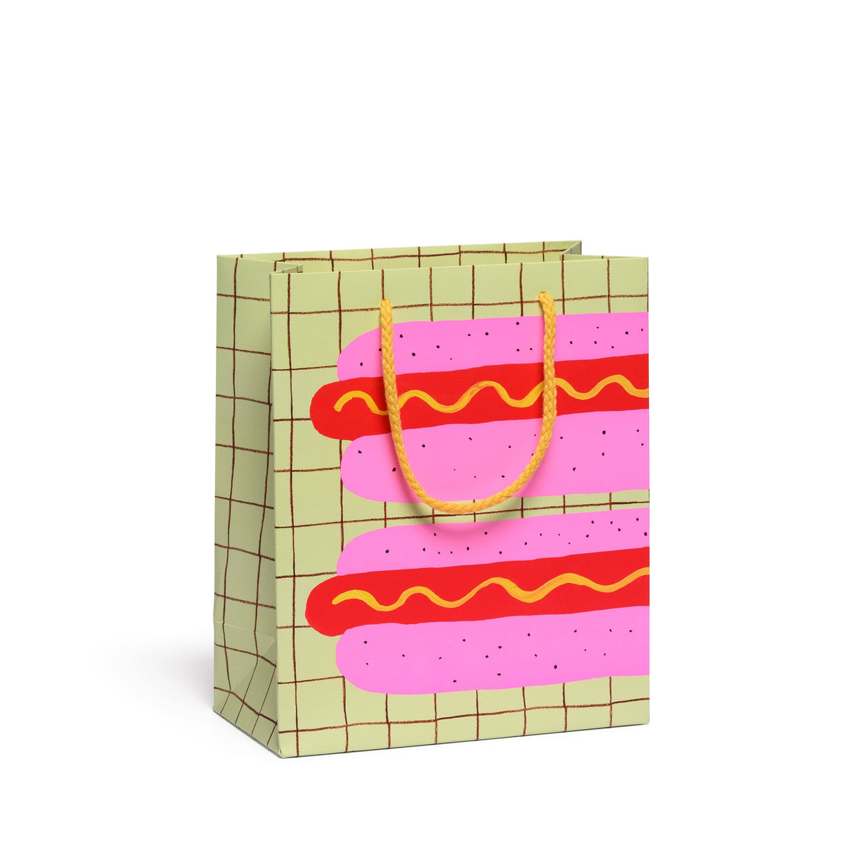 Neon Hot Dog medium gift bag | Medium