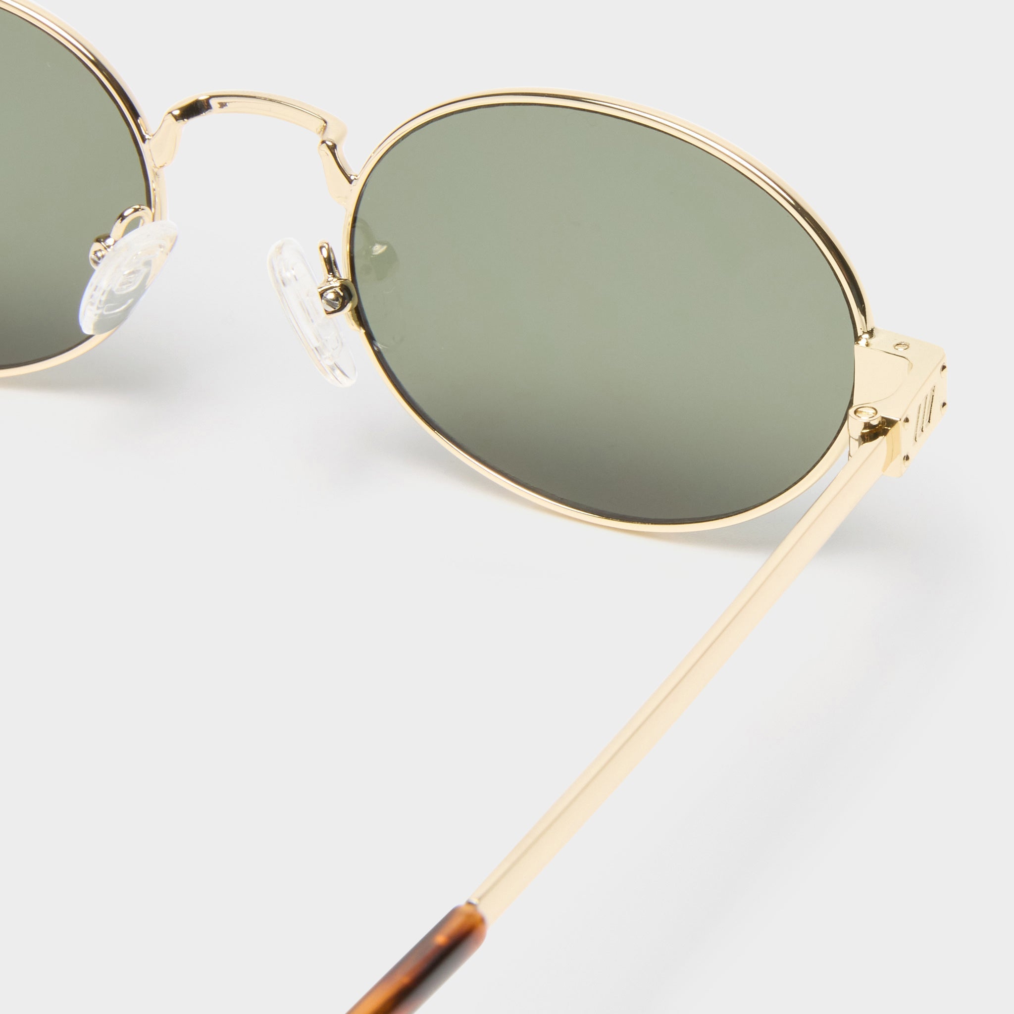 Le Specs Poseidon Deux gold khaki mono - detail