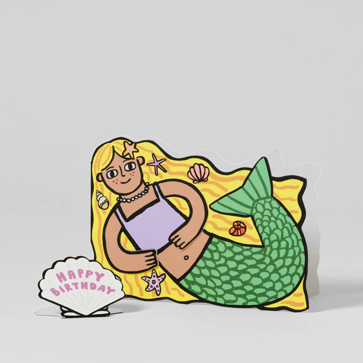 Birthday Card | Mermaid With Mini