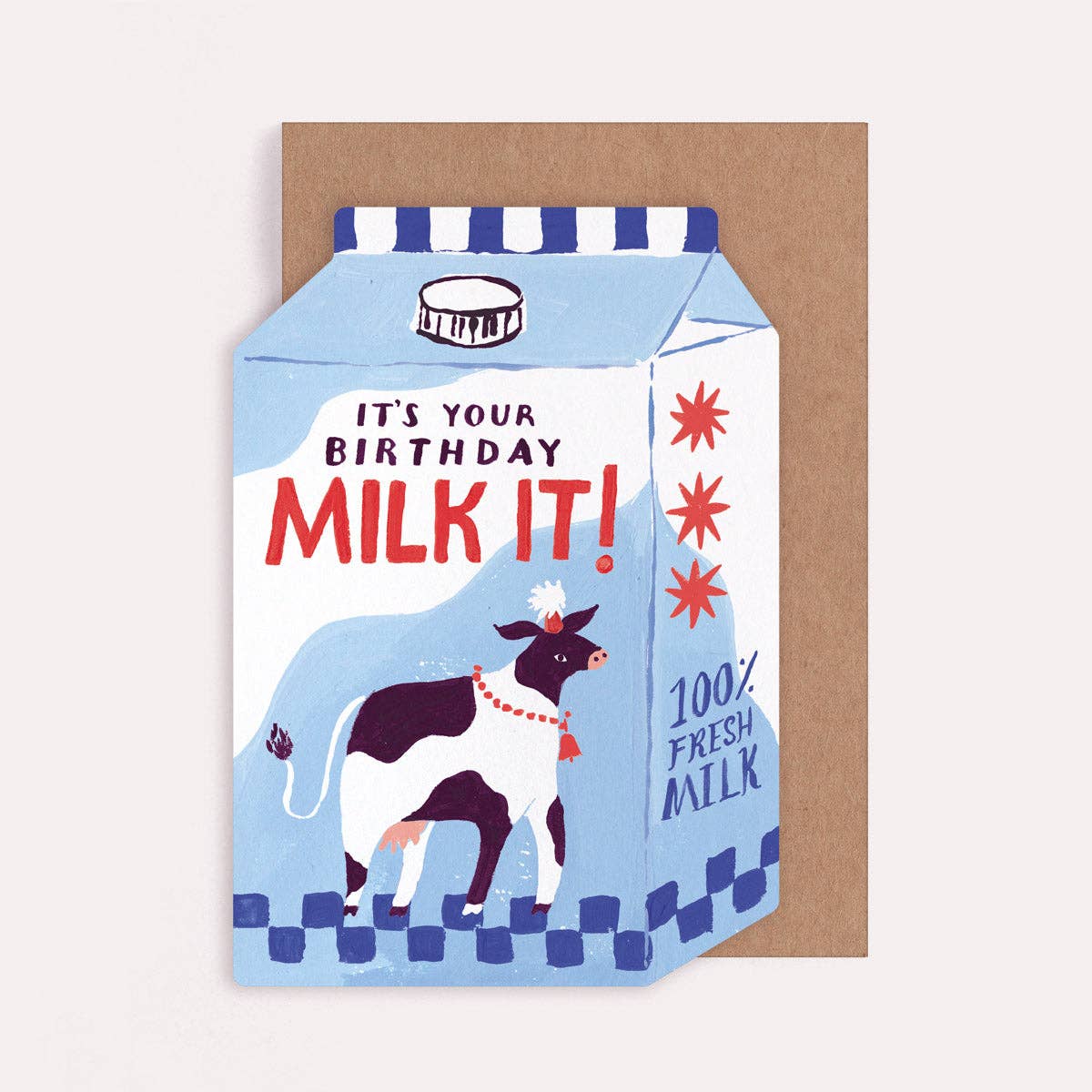 Milk It Birthday Card | Funny Pun Birthday Cards