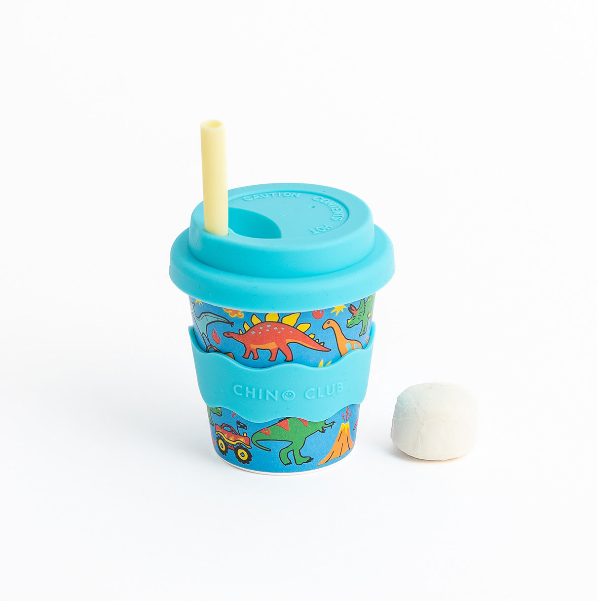 Dinosaurs and Monster Trucks Babychino Cup 4oz by Chino Club