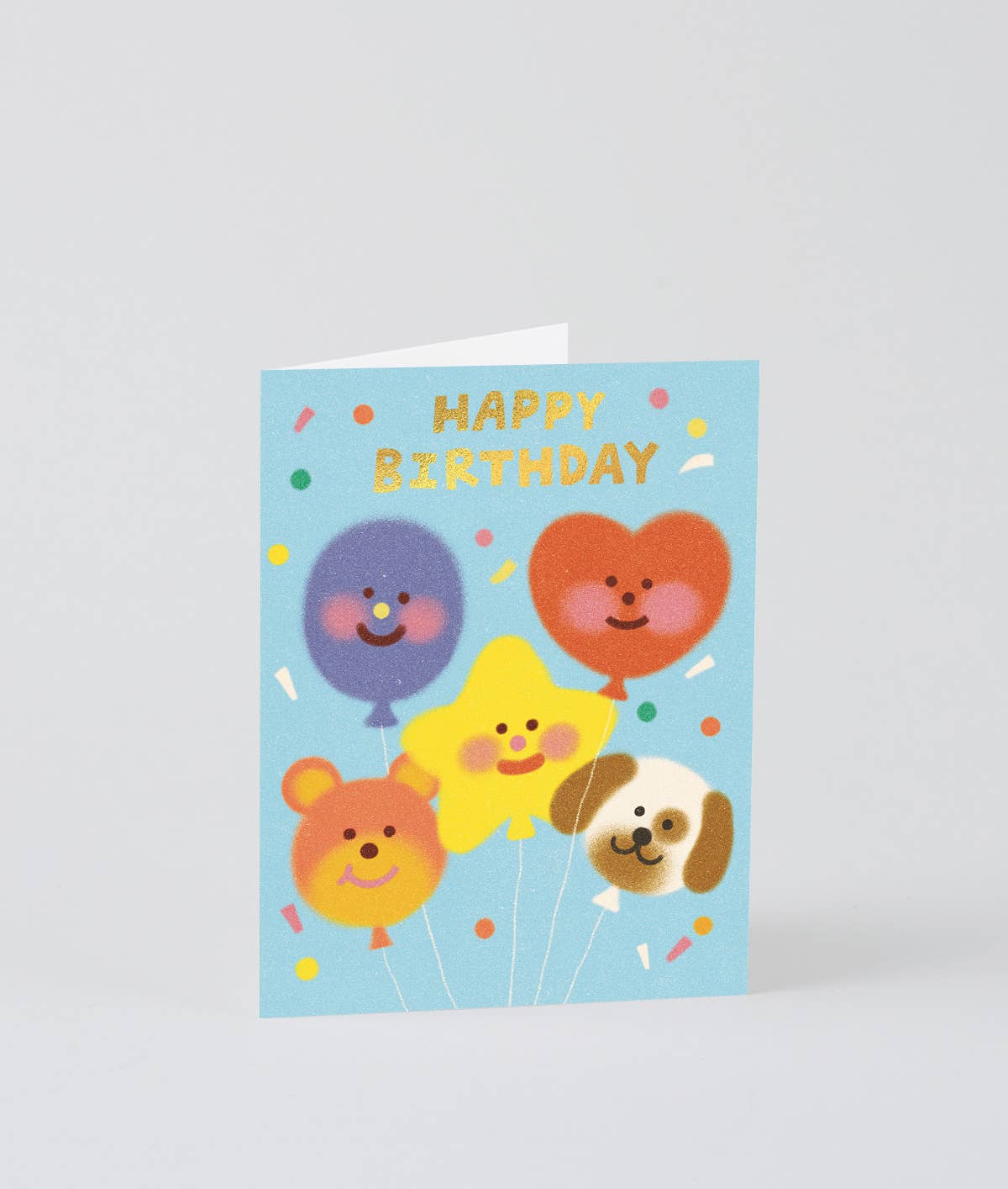 Happy Birthday Balloon Gang Kids Greeting Card