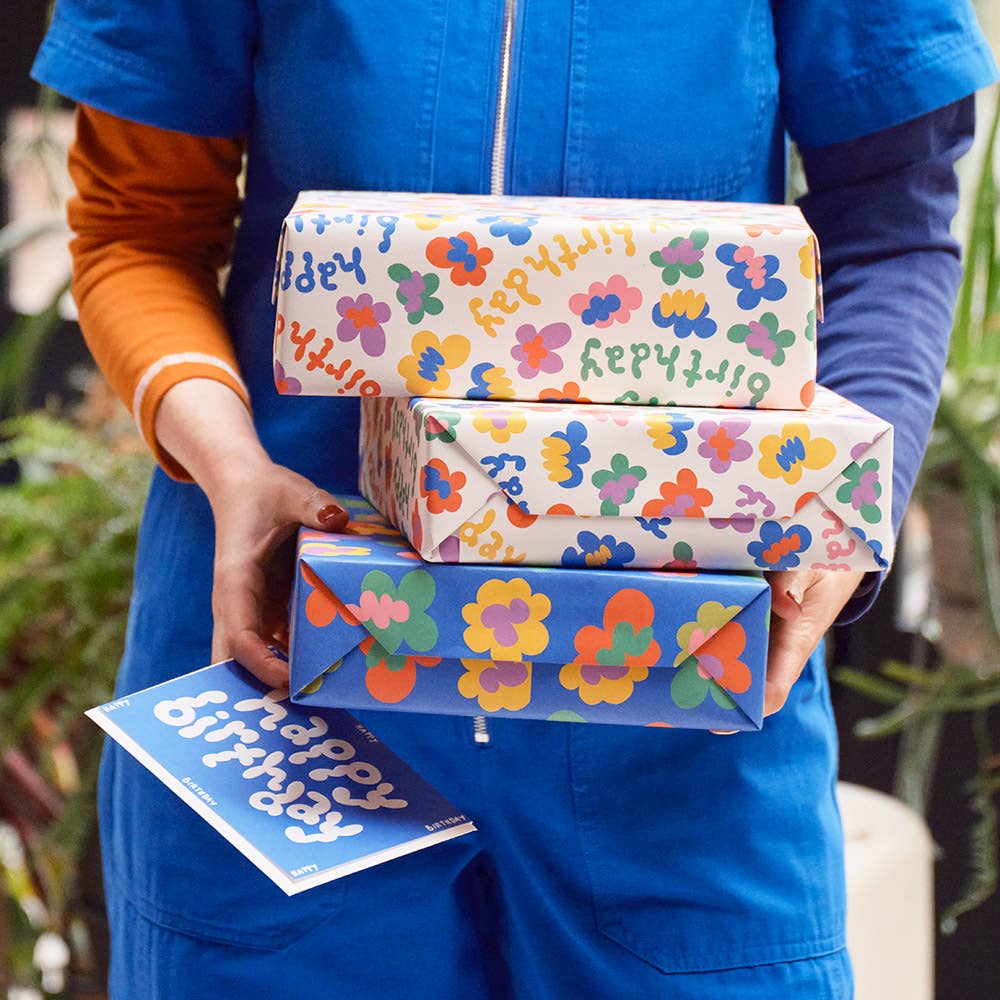 Wrapping Paper | Happy Birthday Burst