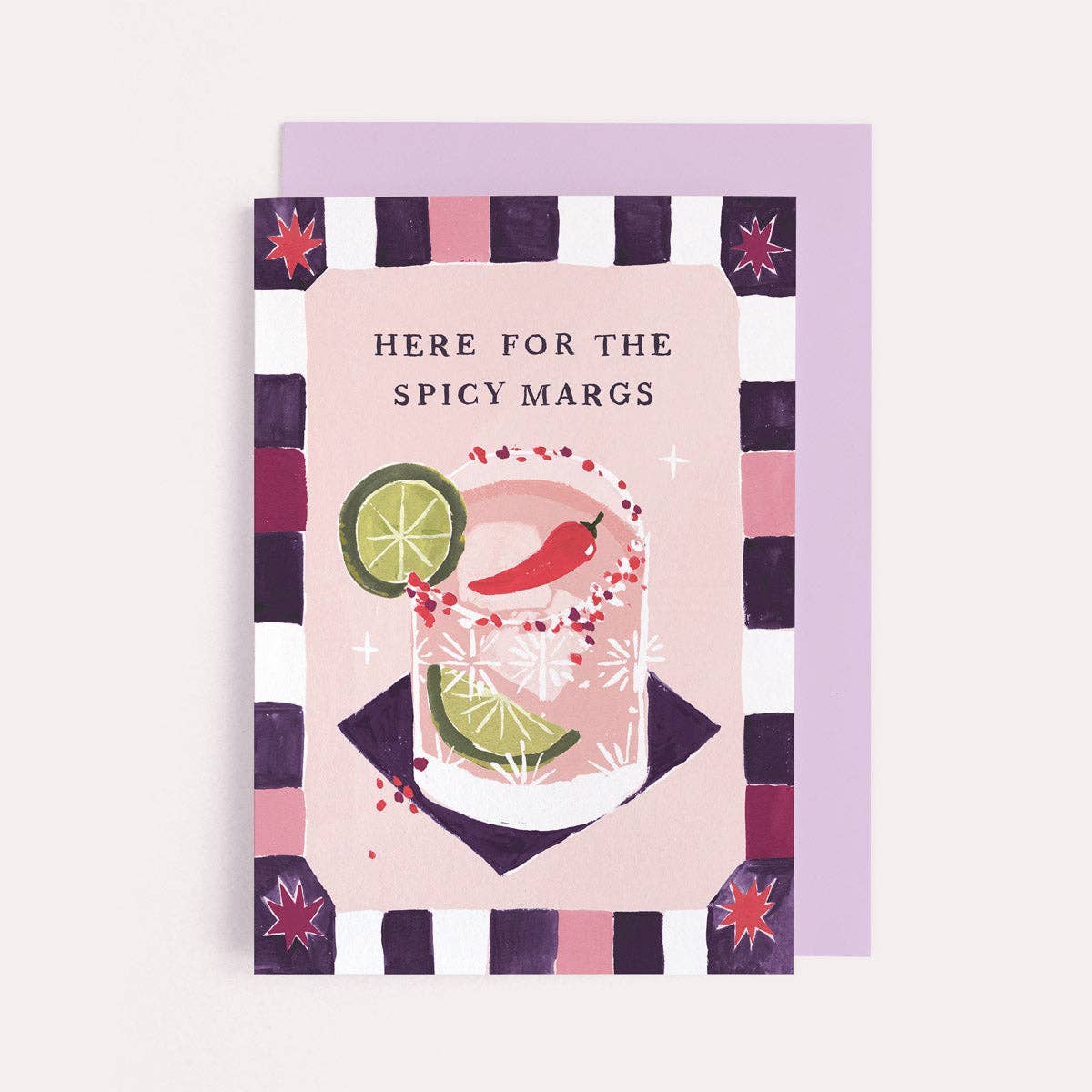 Spicy Margarita Birthday Card | Cocktails Birthday Cards