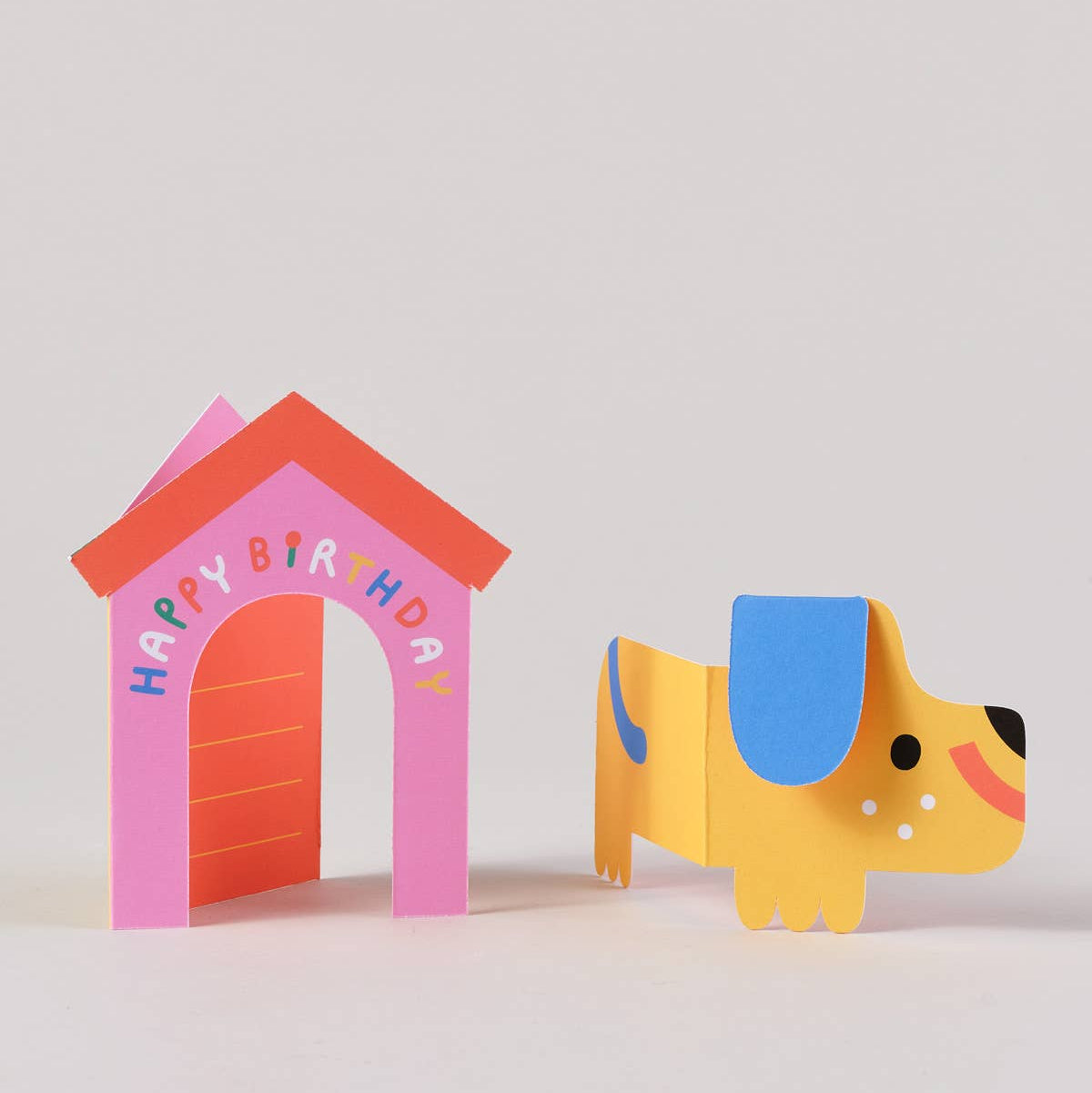 Birthday Card | Dog In House Fold Out