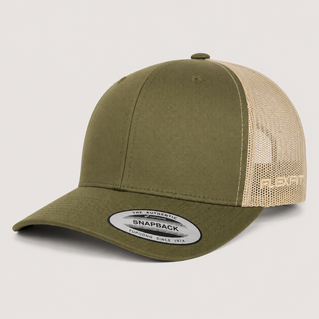 6606T Classic Retro Wade Trucker | Moss Green Khaki