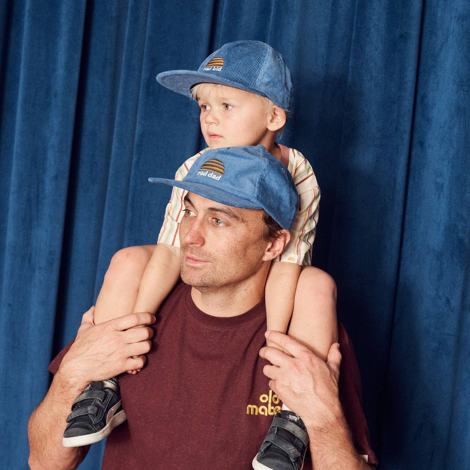 Rad Dad Cord Cap | Denim Blue