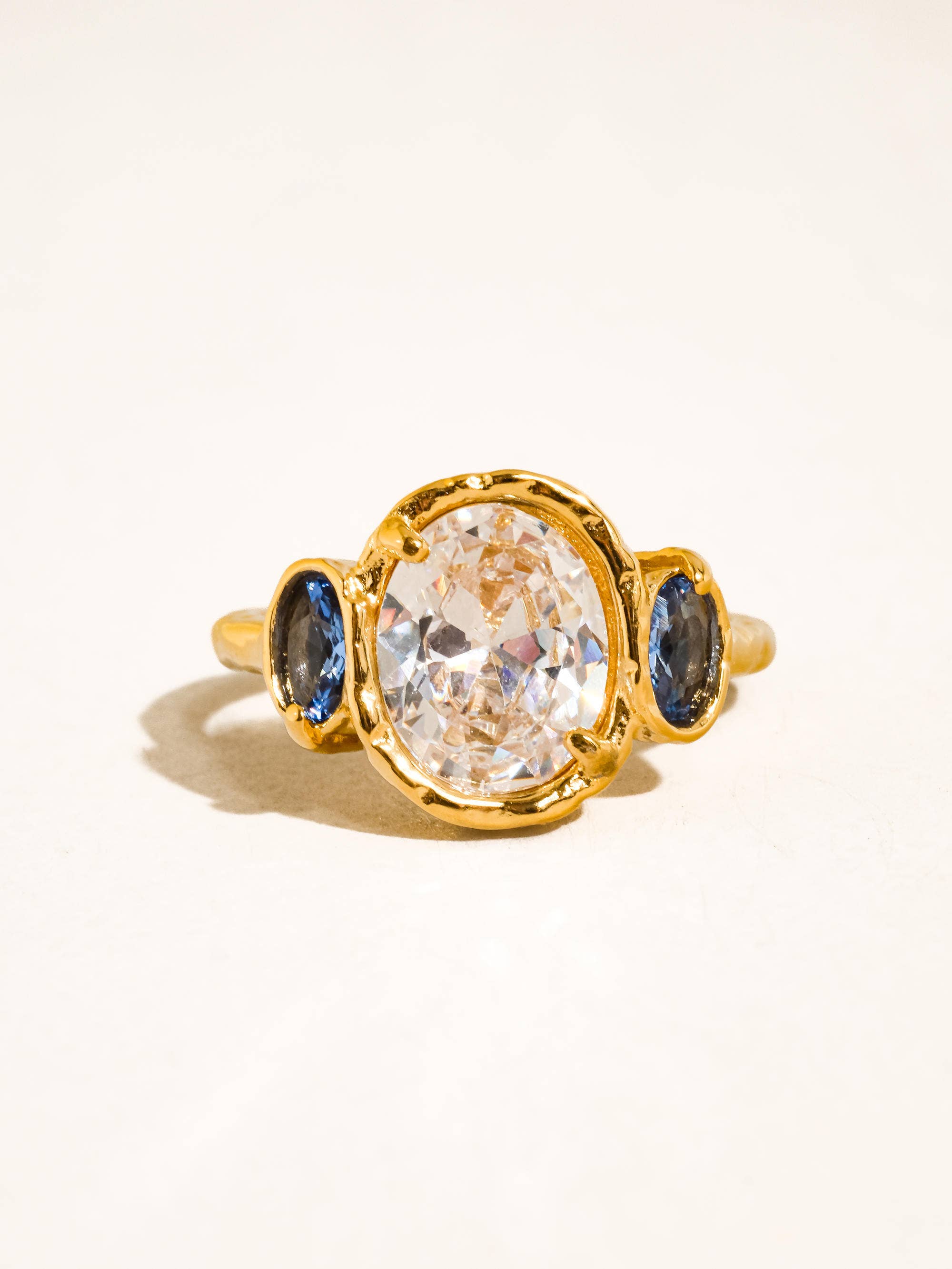 Chamonix Vintage Statement Trio Ring | 18K Gold