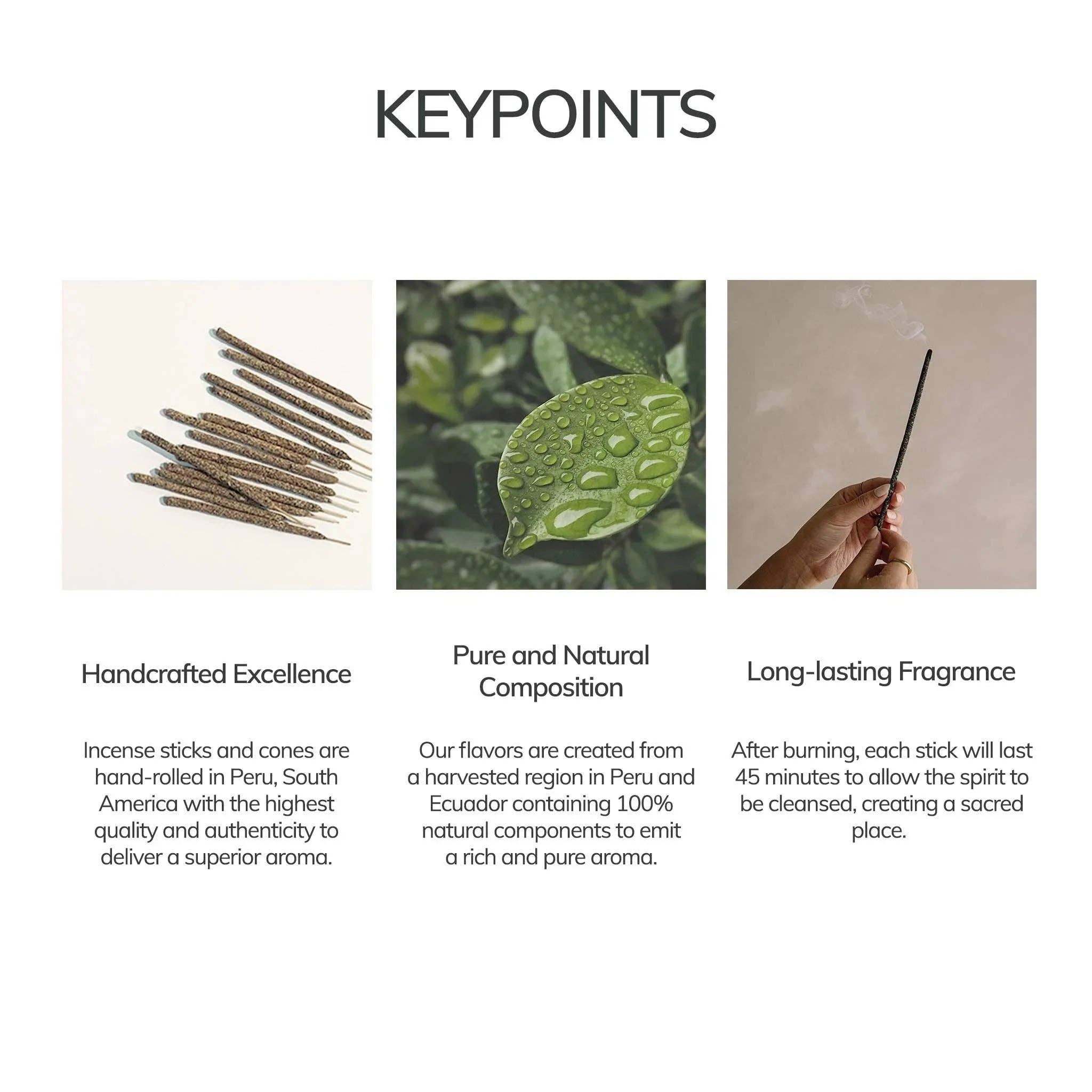 Hand-Rolled Incense Sticks | Palo Santo