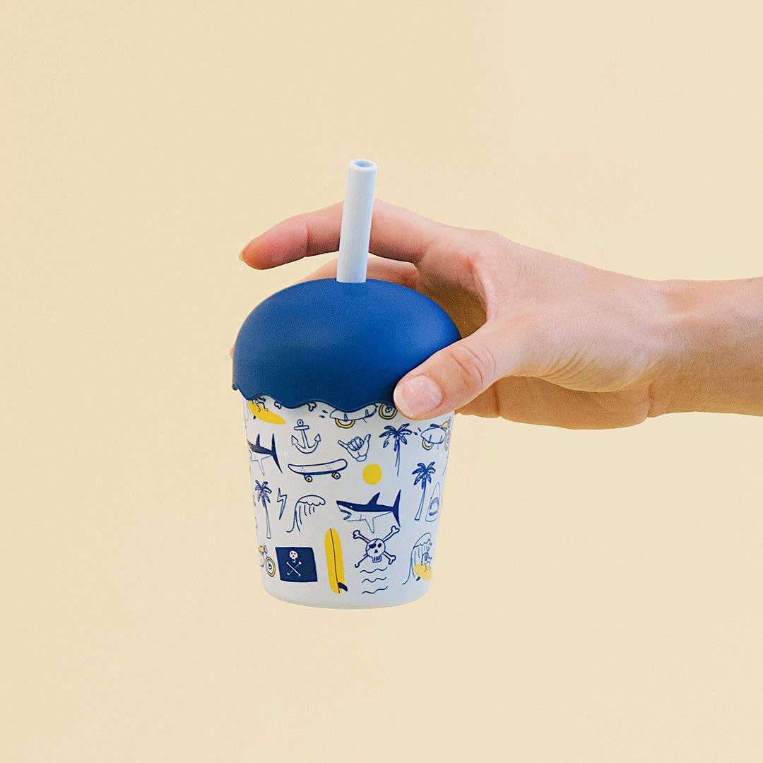 Rad Times Mini Smoothie Cup & Straw