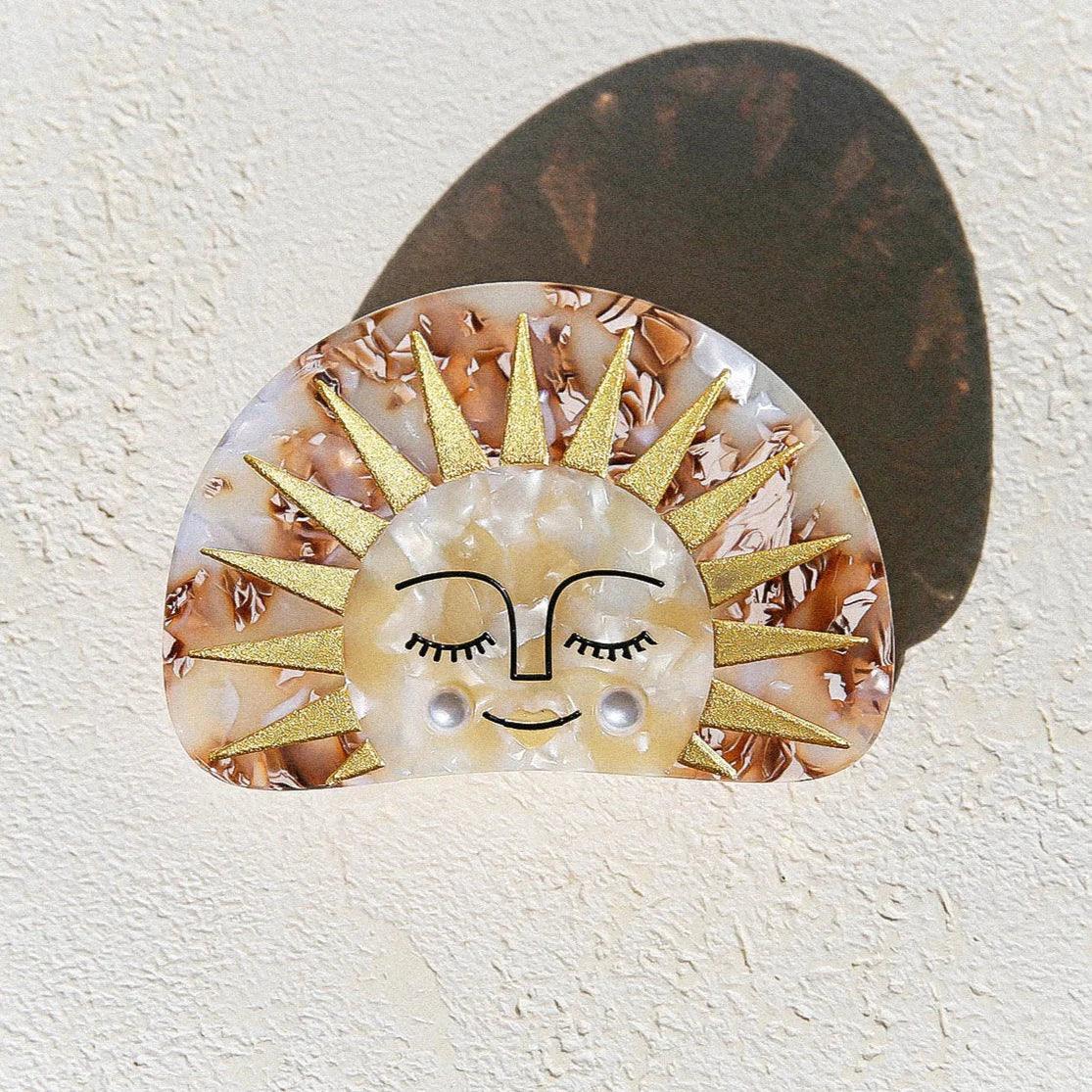 Sun Hair Clip | Gold