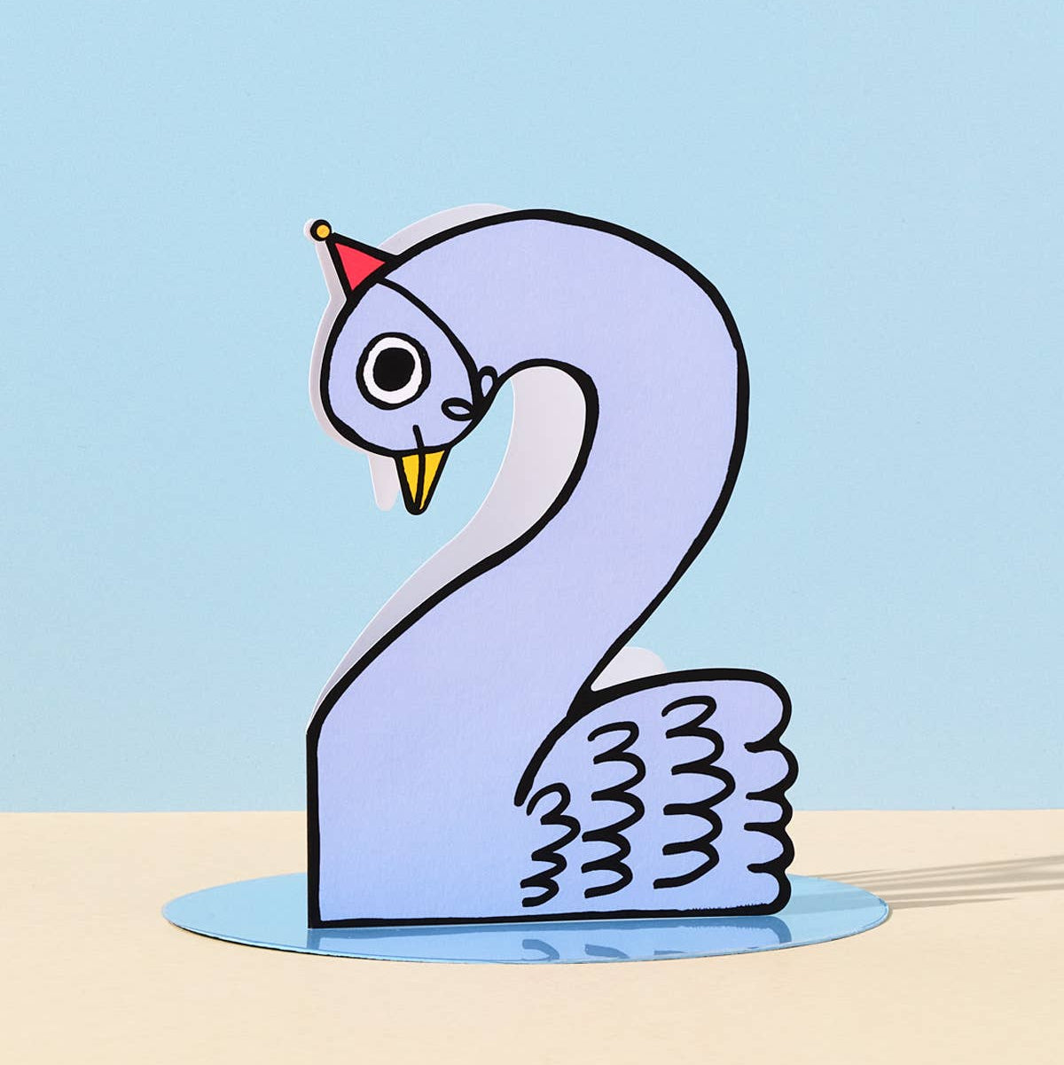 Birthday Card | Swan 2nd Birthday