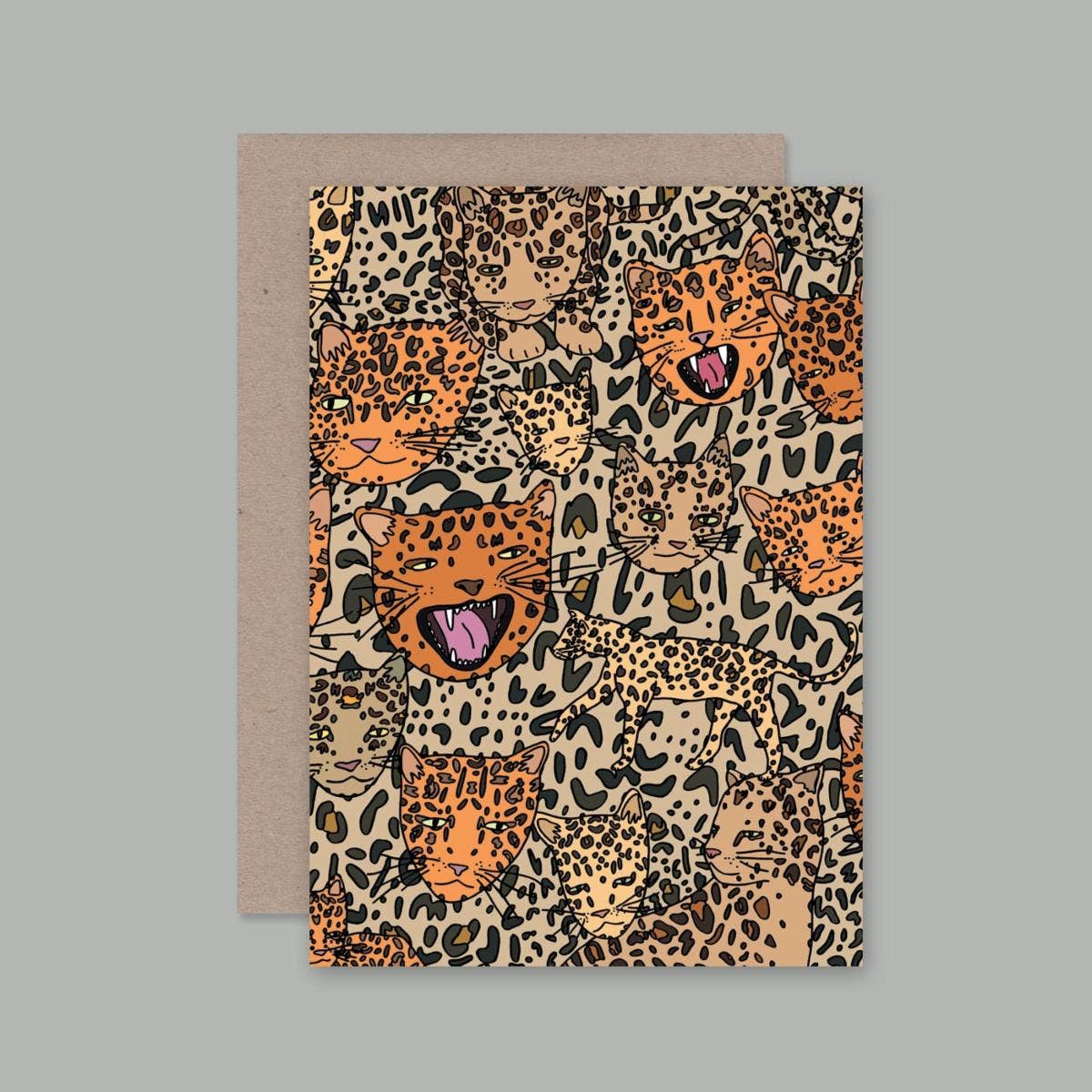 Greeting Card | Lots of Leopards