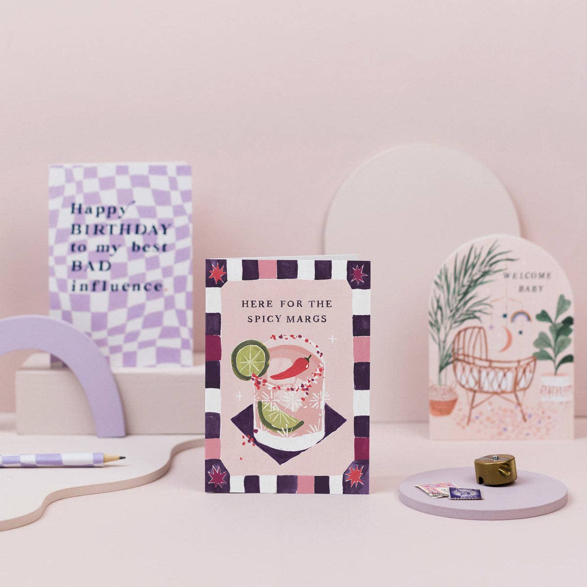 Spicy Margarita Birthday Card | Cocktails Birthday Cards