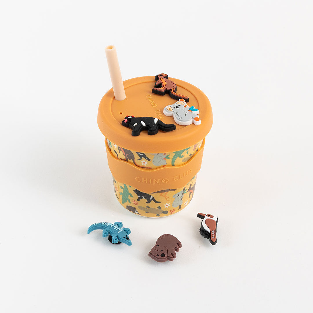 Aussie Animal Chino Charm Cup 8oz by Chino Club