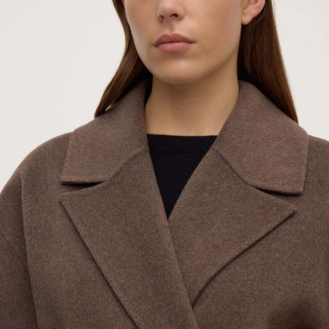 Ivy Wool Coat | Cocoa Marle