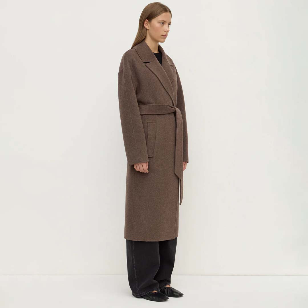 Ivy Wool Coat | Cocoa Marle