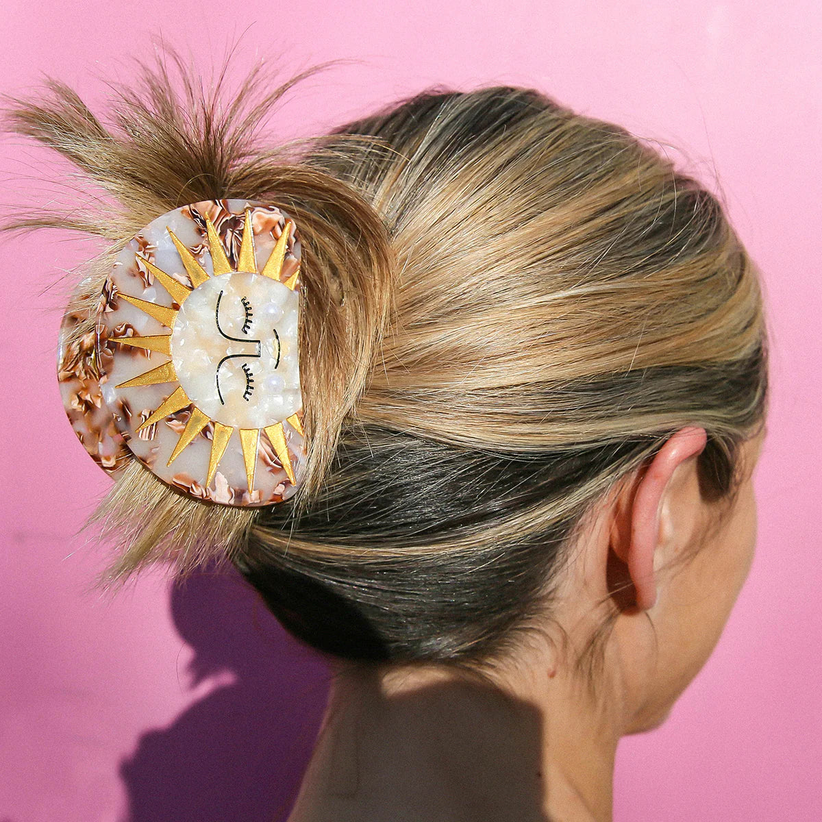 Sun Hair Clip | Gold