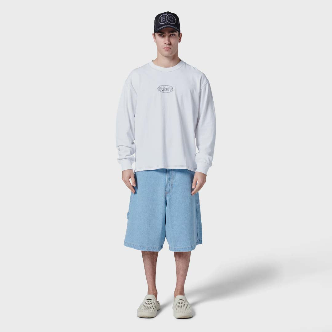 1990 Crop T-shirt | White