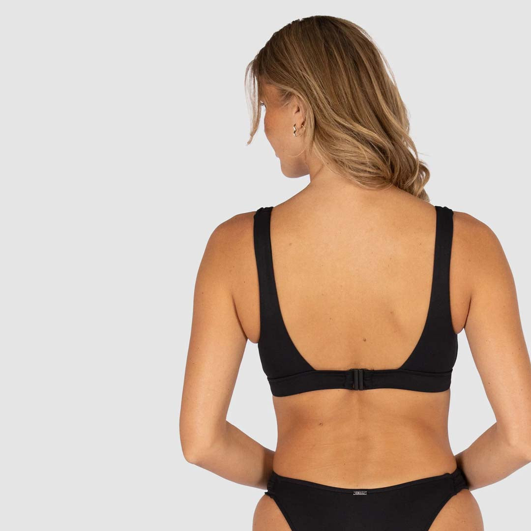 Chloro Longline Bra | Black