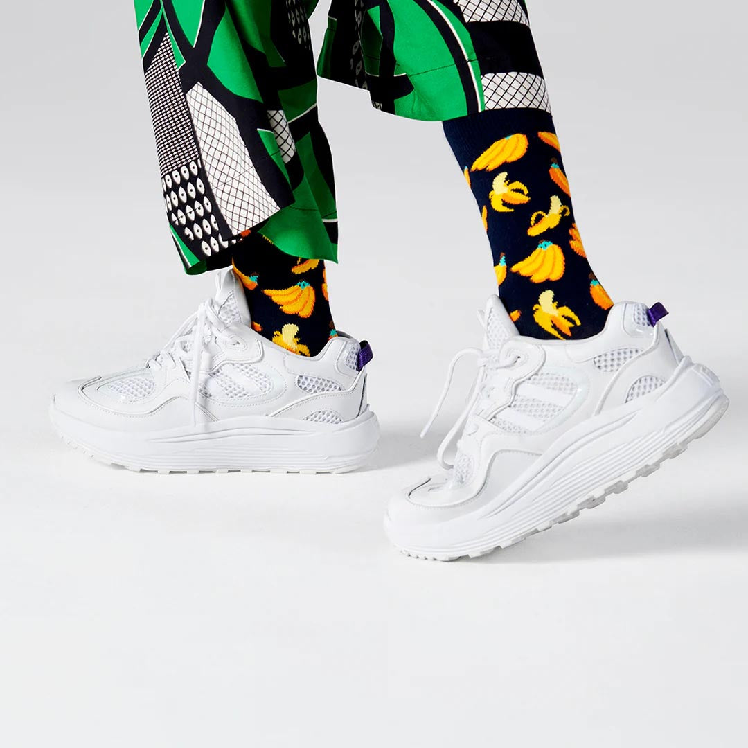 Banana Sock (6500) | Black Yellow