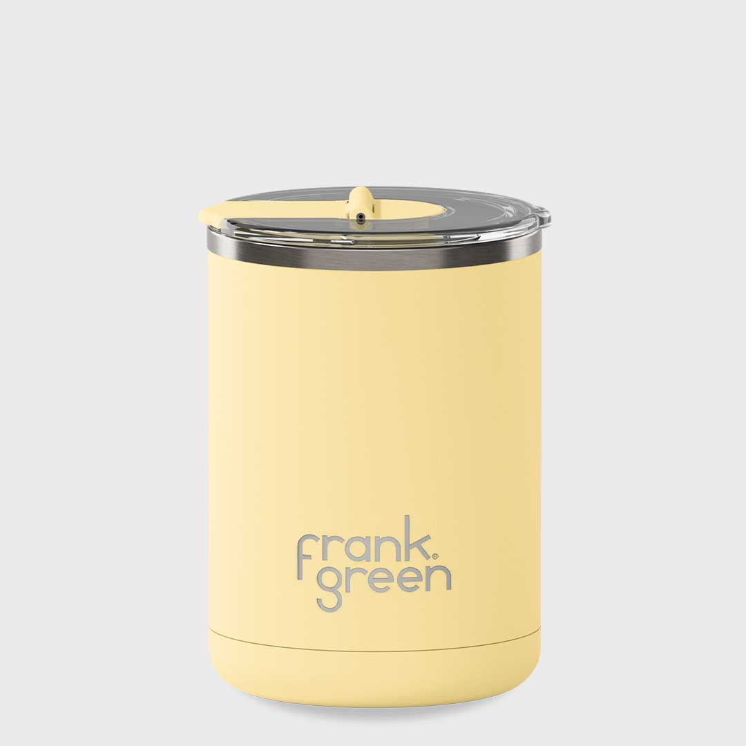 Ceramic Coffee Cup Hinged Lid | Buttermilk