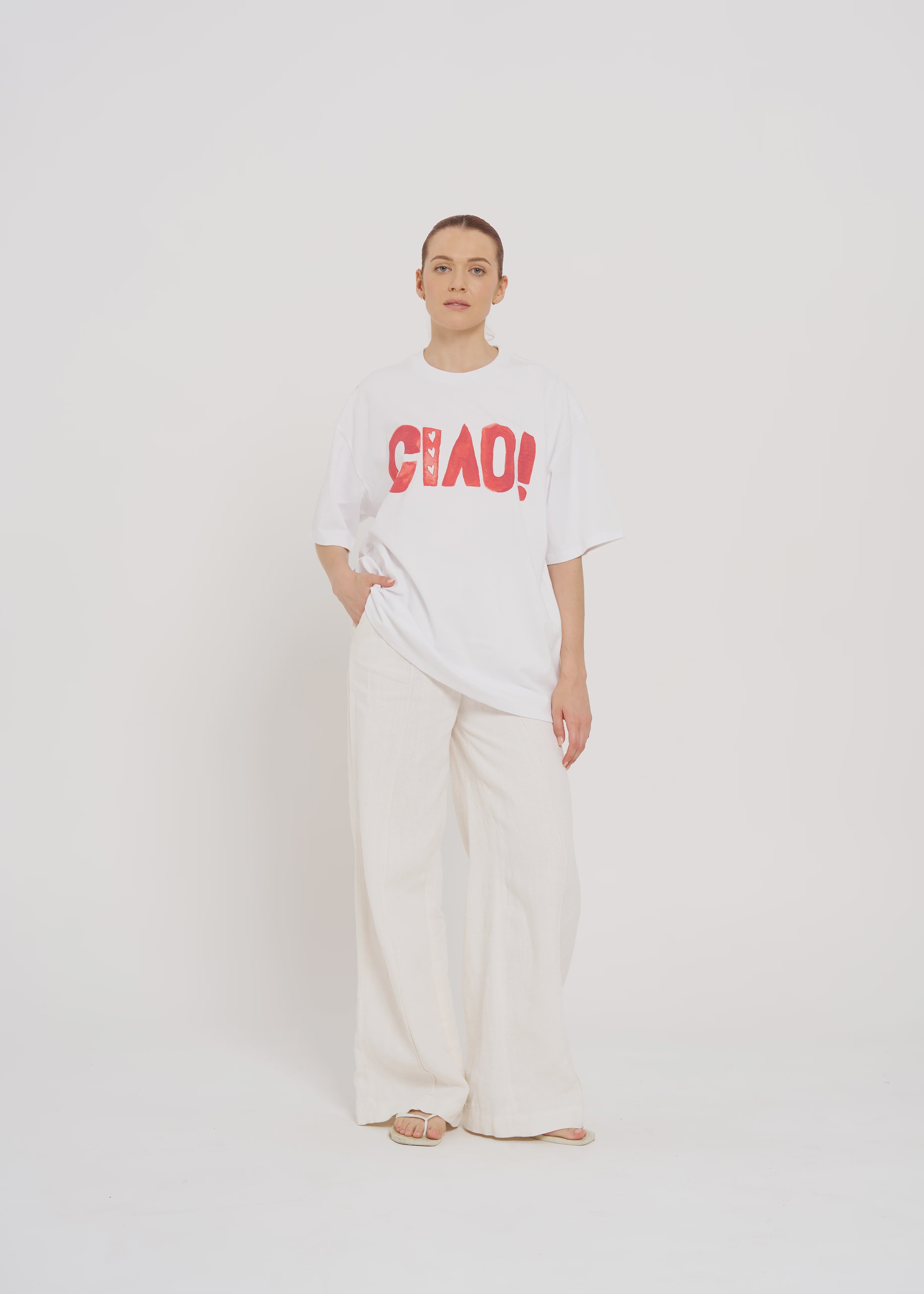 Ciao Tee Oversize | White
