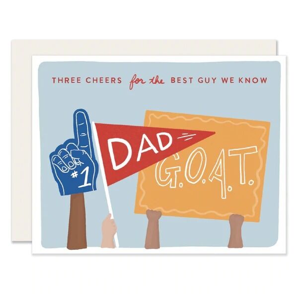 Little Global Fathers Day Card Three Cheers For Dad