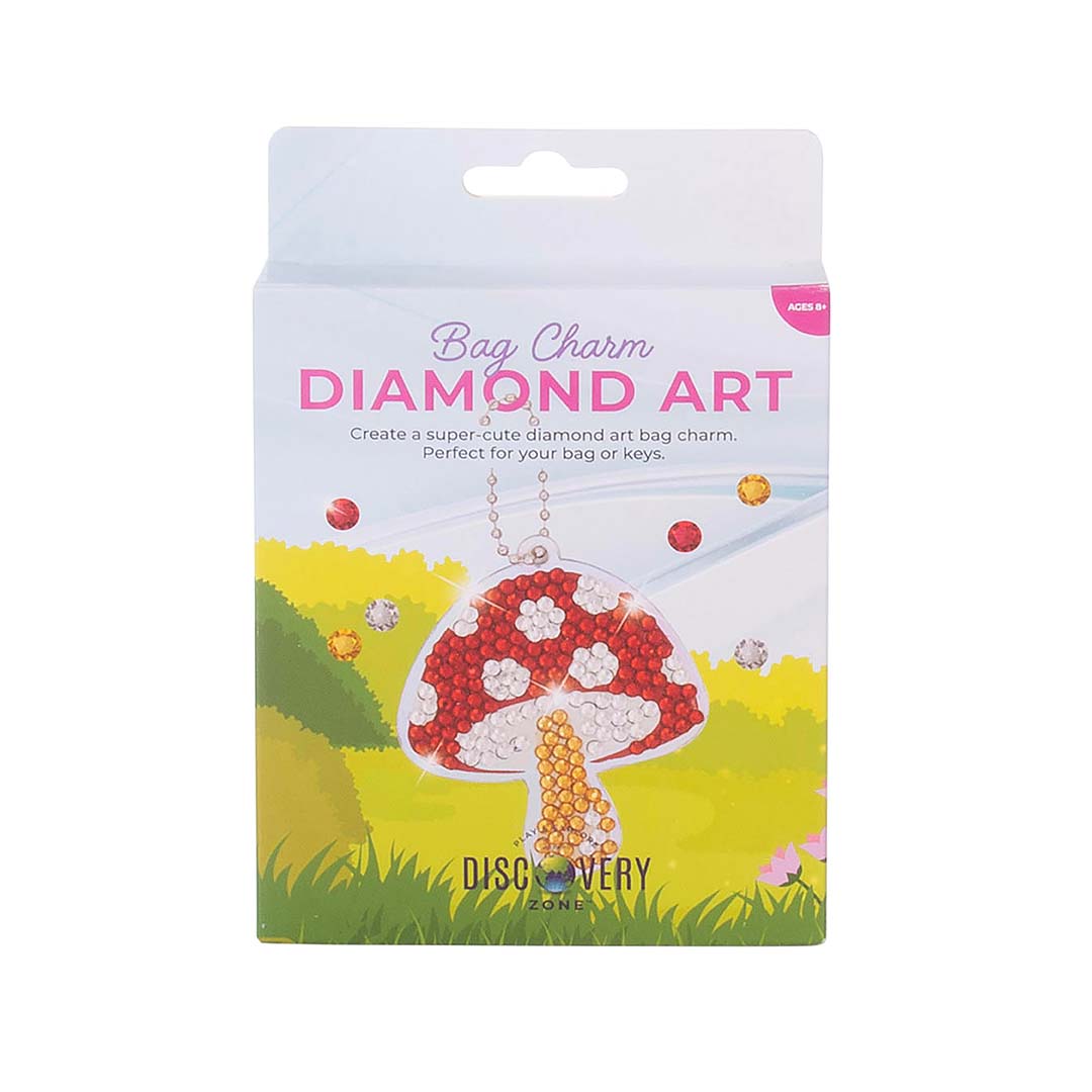 Diamond Art Bag Charm | Mushroom