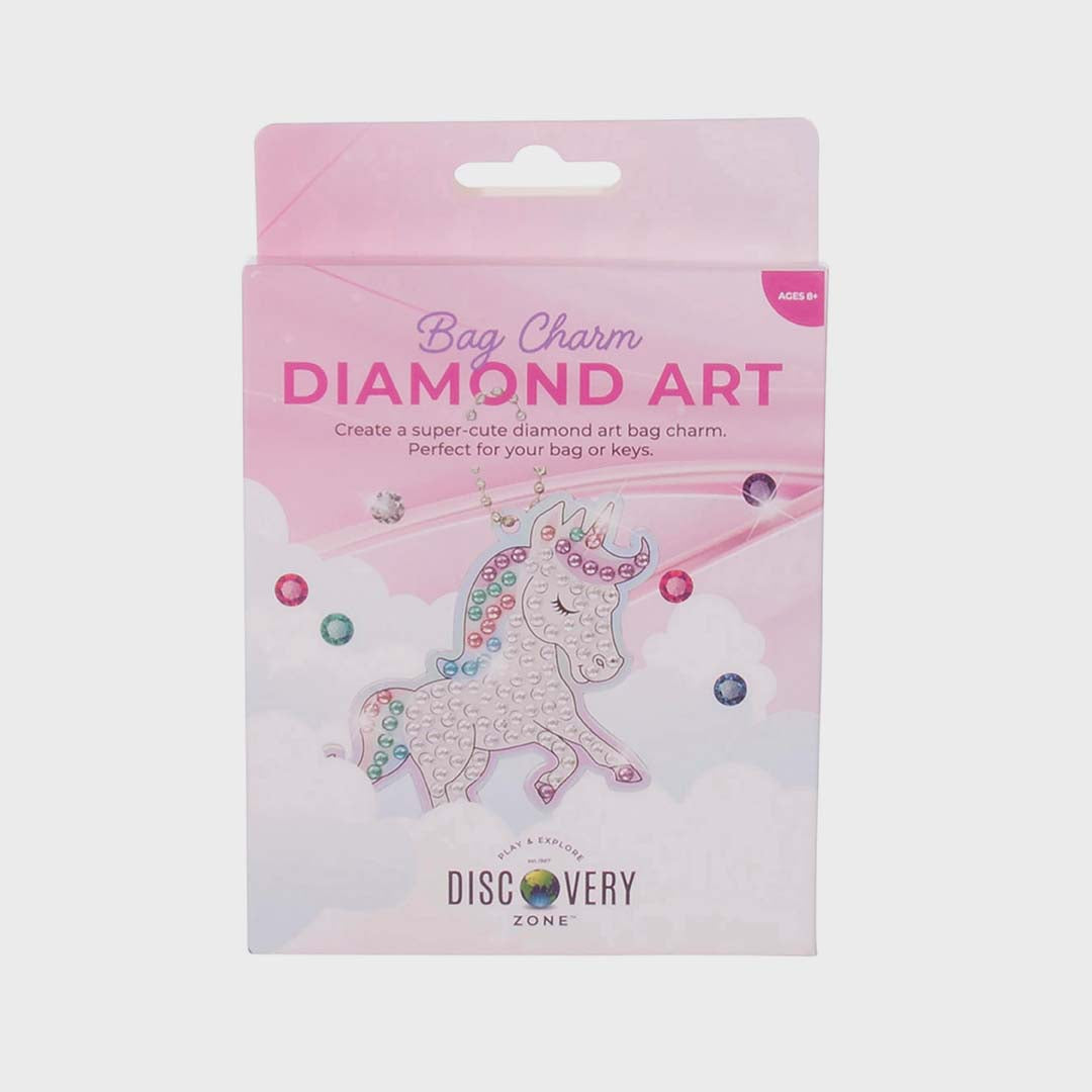 Diamond Art Bag Charm | Unicorn
