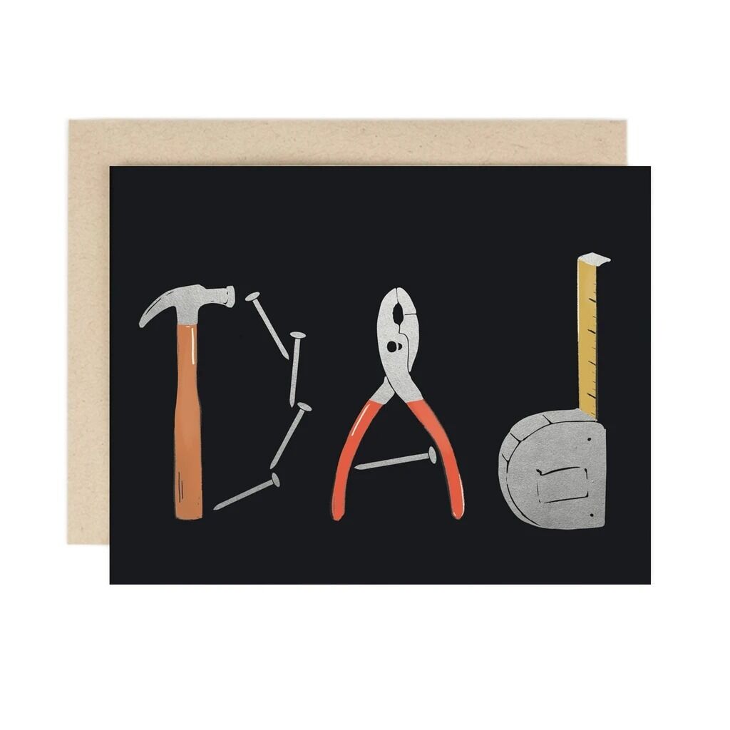 Little Global Fathers Day Card Dad Tools