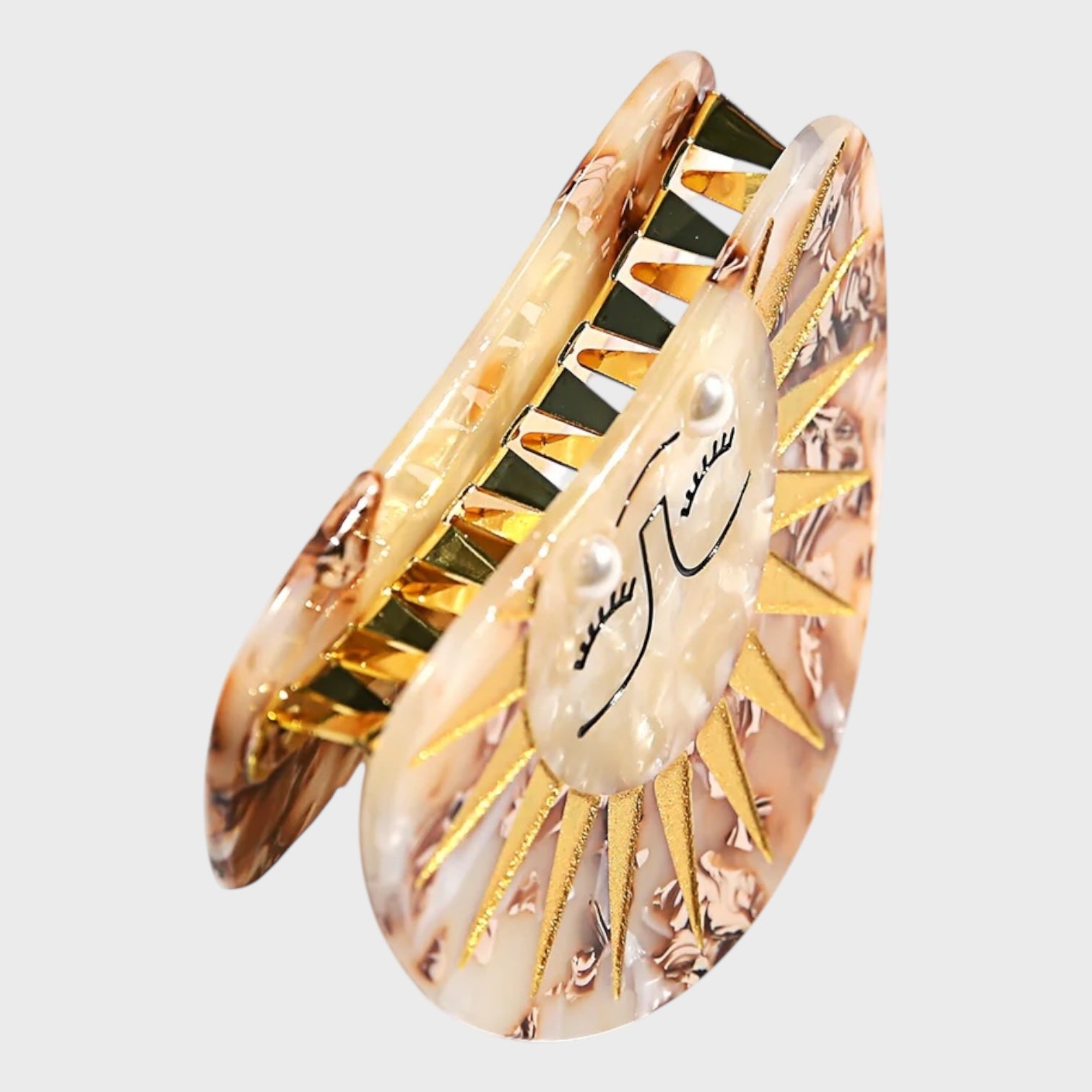 Sun Hair Clip | Gold