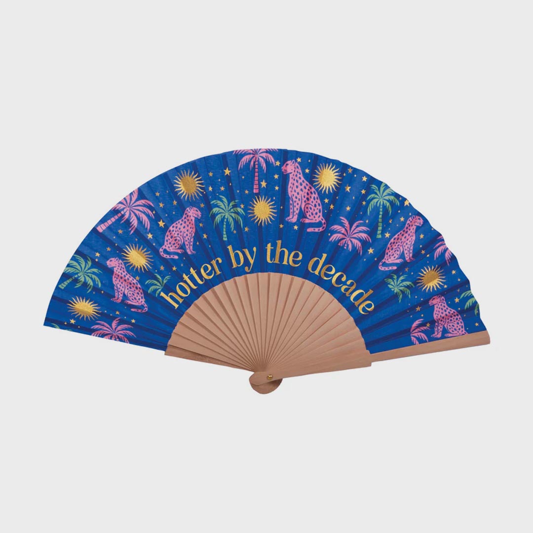 Fabric Folding Fan | Is It Hot or Just Me?