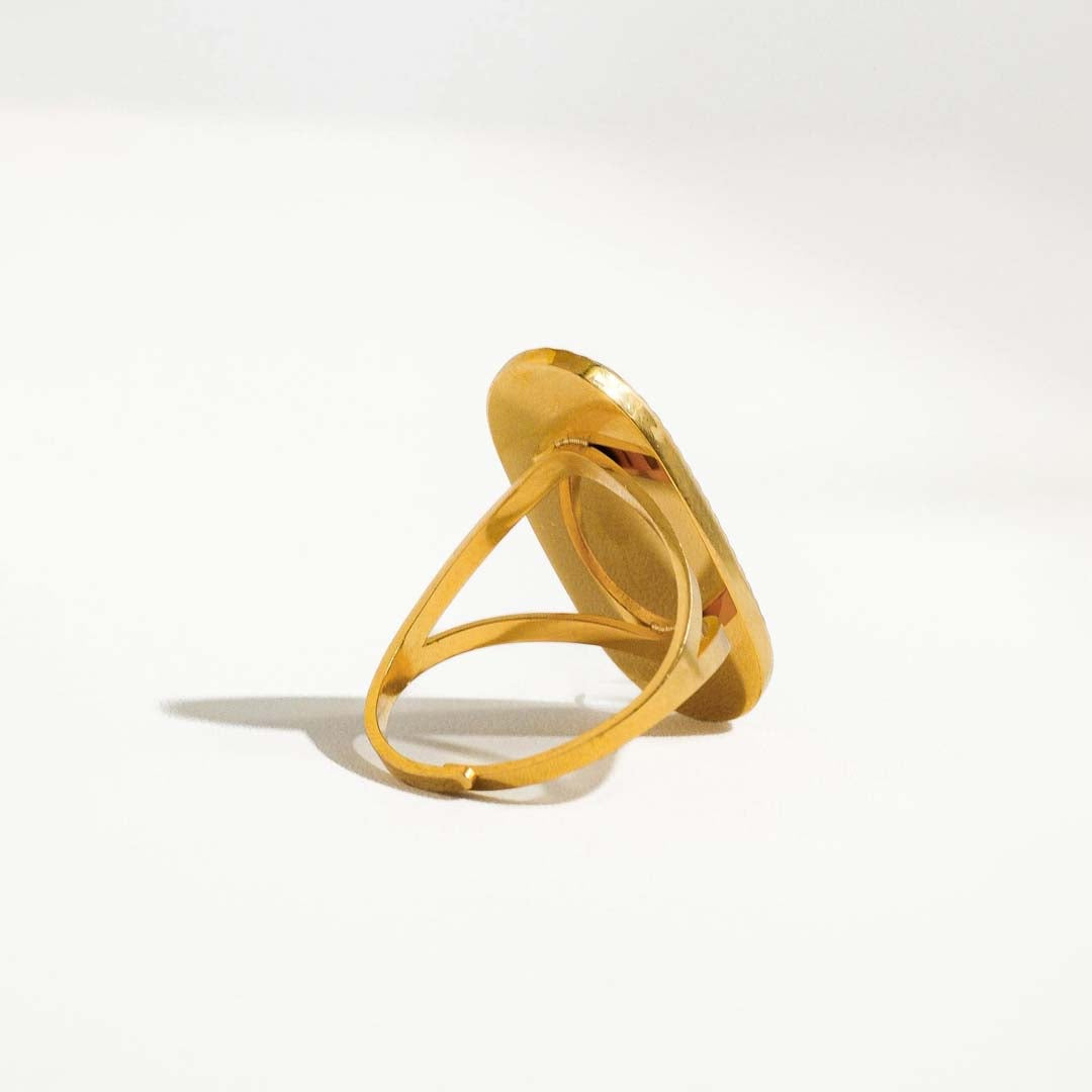 Dakota Adjustable Ring | Green