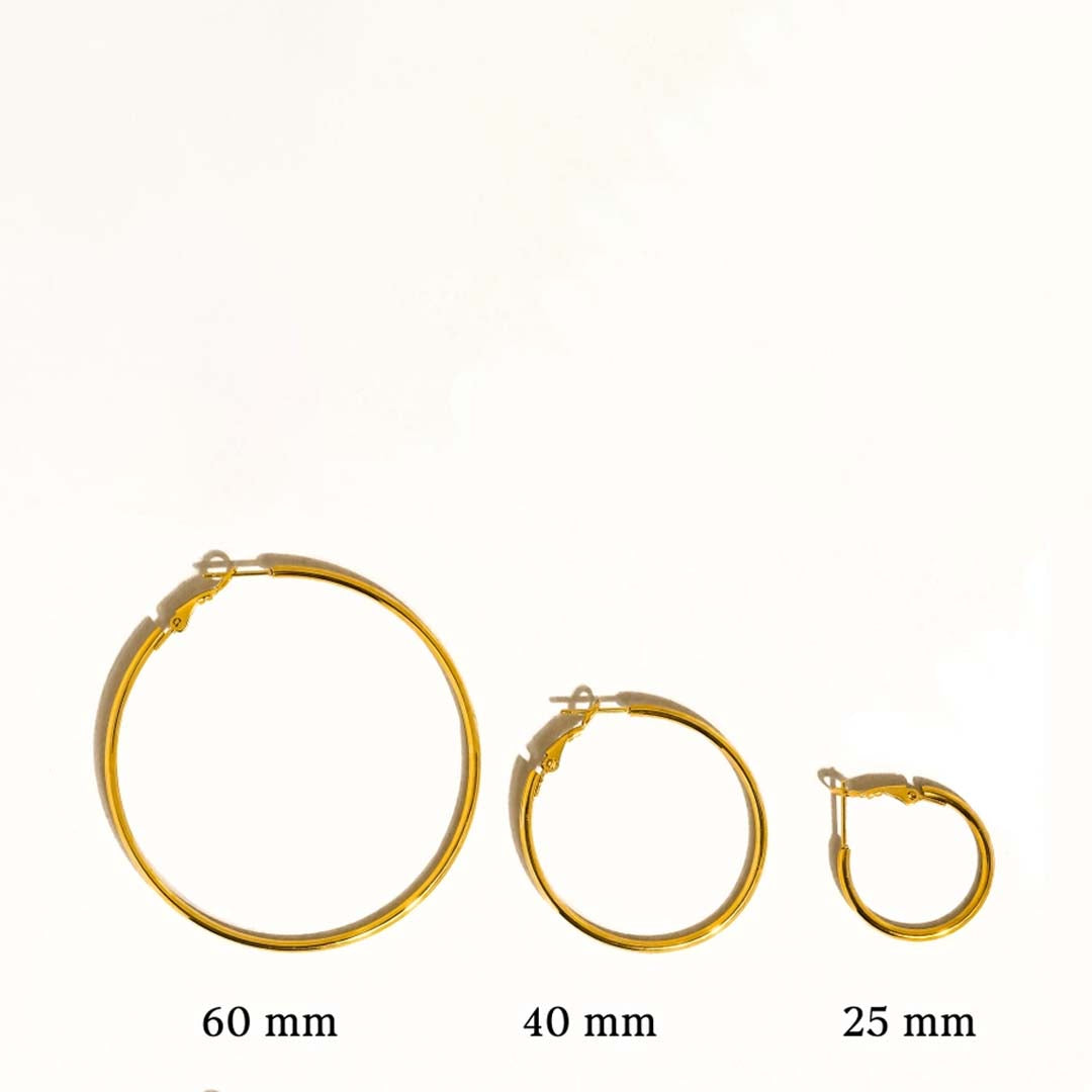 Eska Hoop Earring | Gold