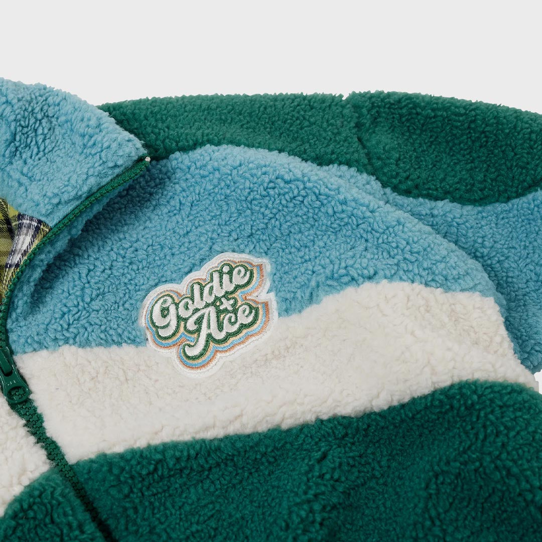 Frankie Sherpa Jacket | Teal